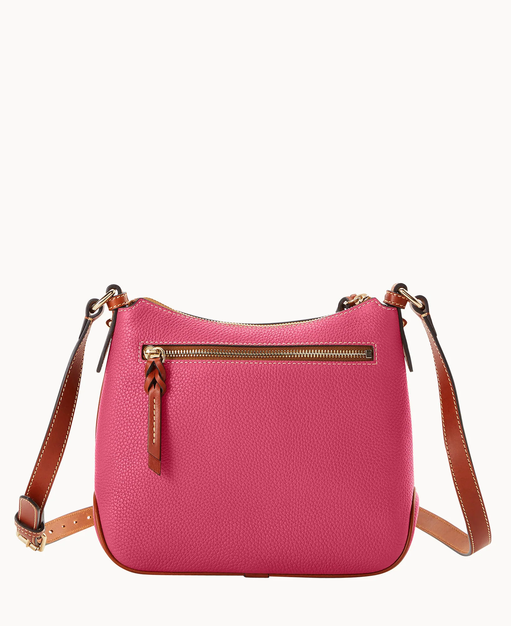 Pebble Grain Crossbody Hobo - Image 17