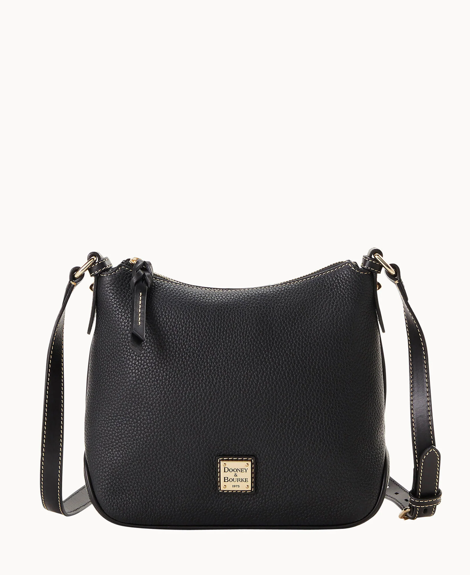 Pebble Grain Crossbody Hobo - Image 19