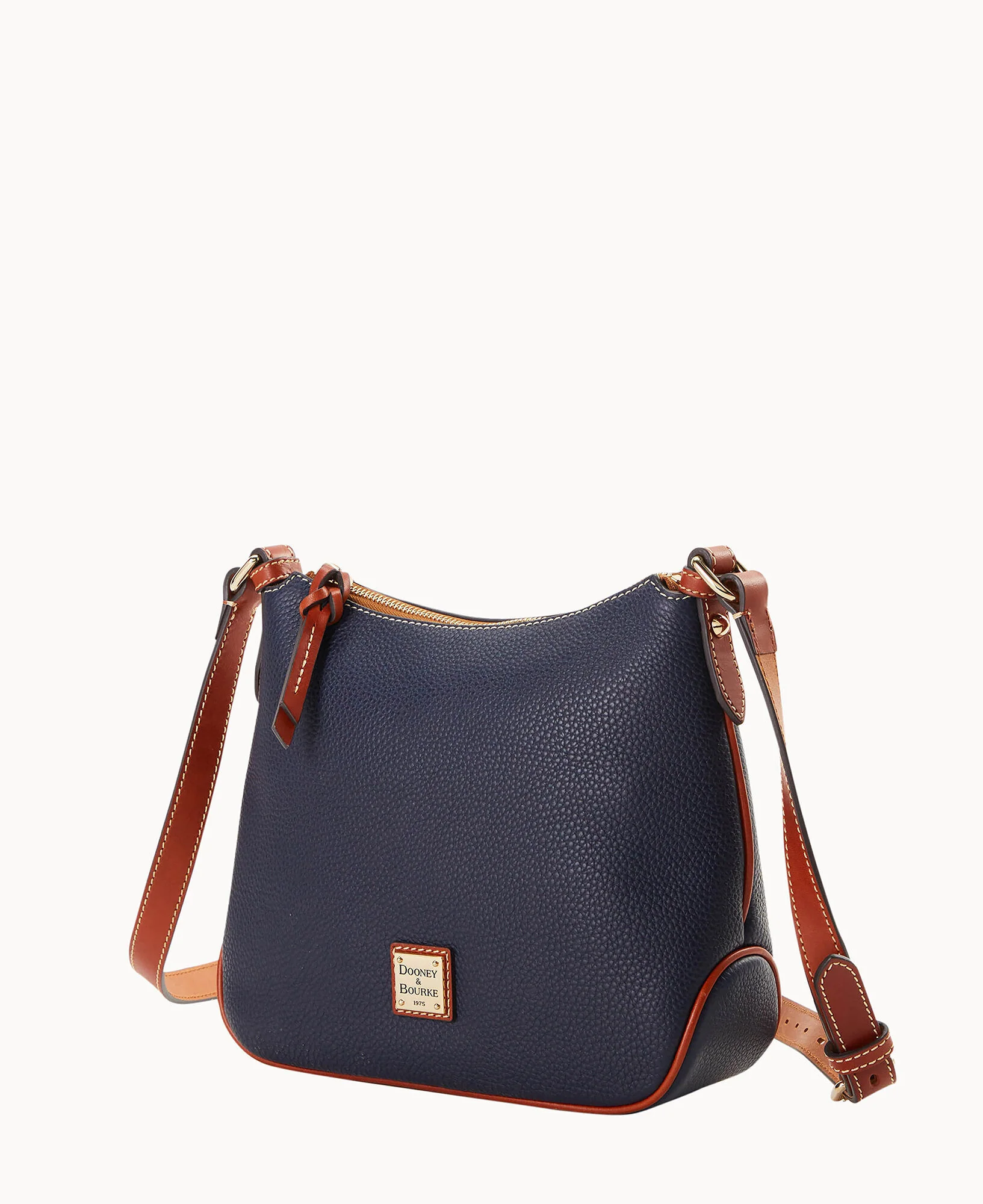 Pebble Grain Crossbody Hobo - Image 2
