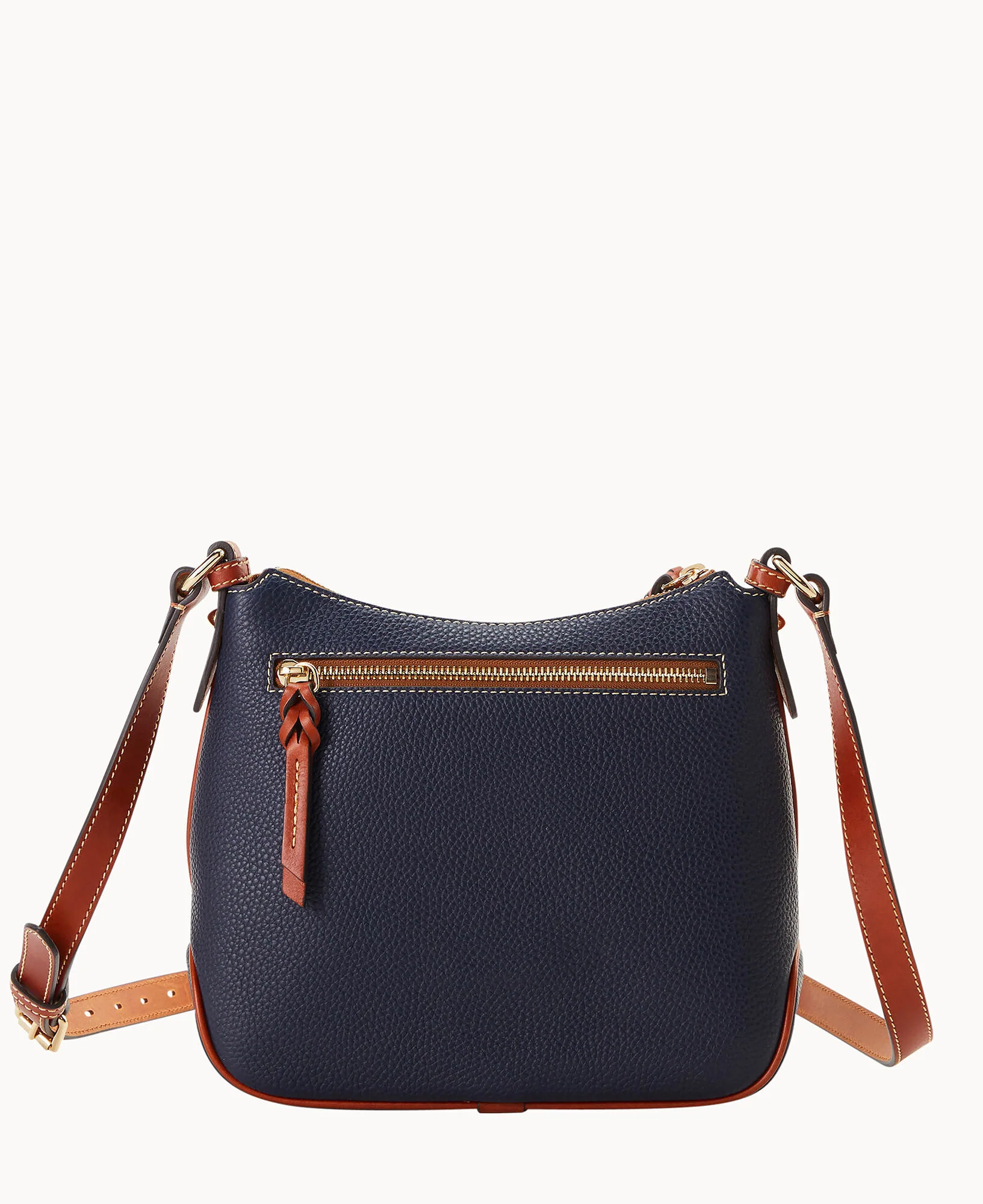 Pebble Grain Crossbody Hobo - Image 4