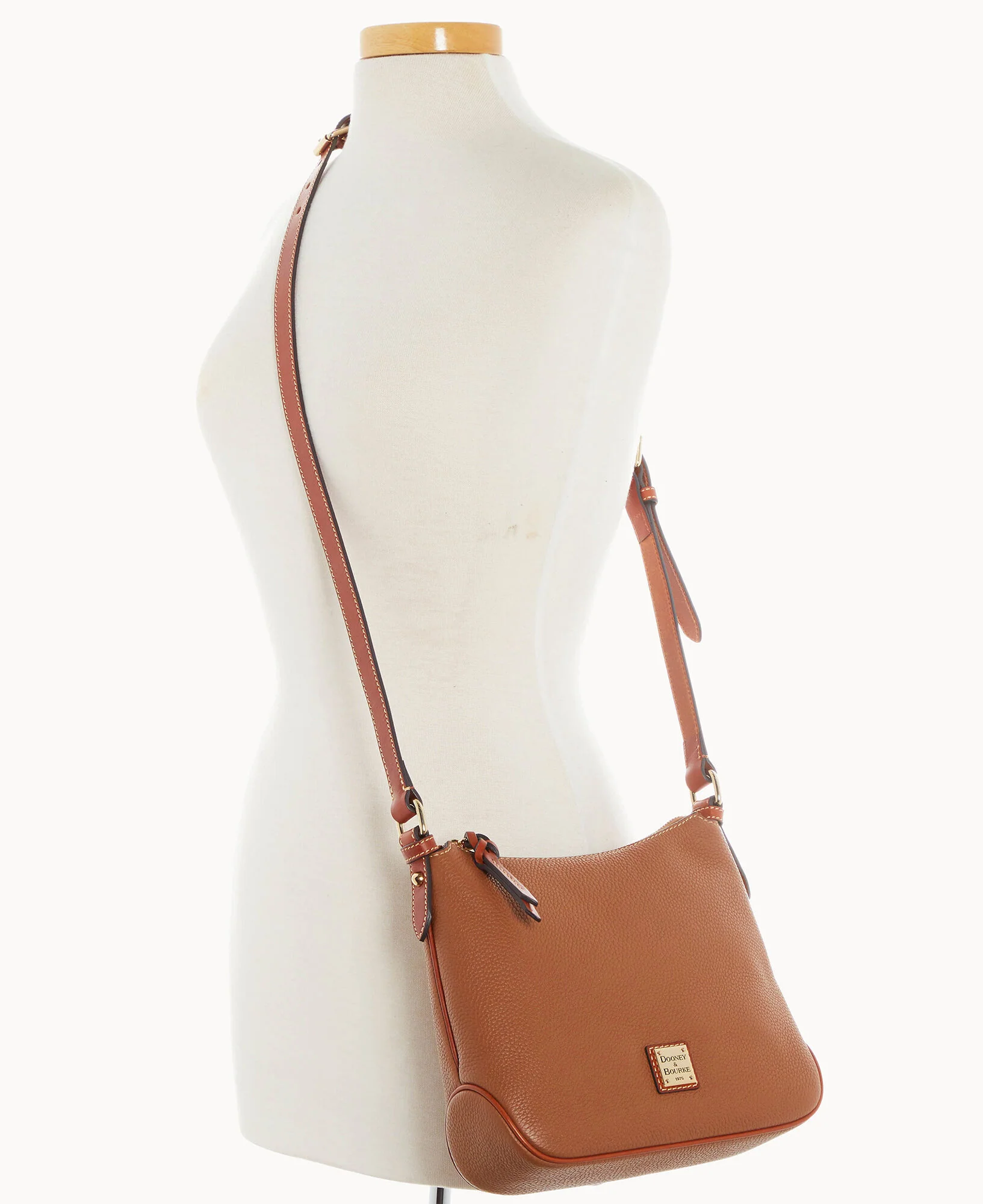 Pebble Grain Crossbody Hobo - Image 43