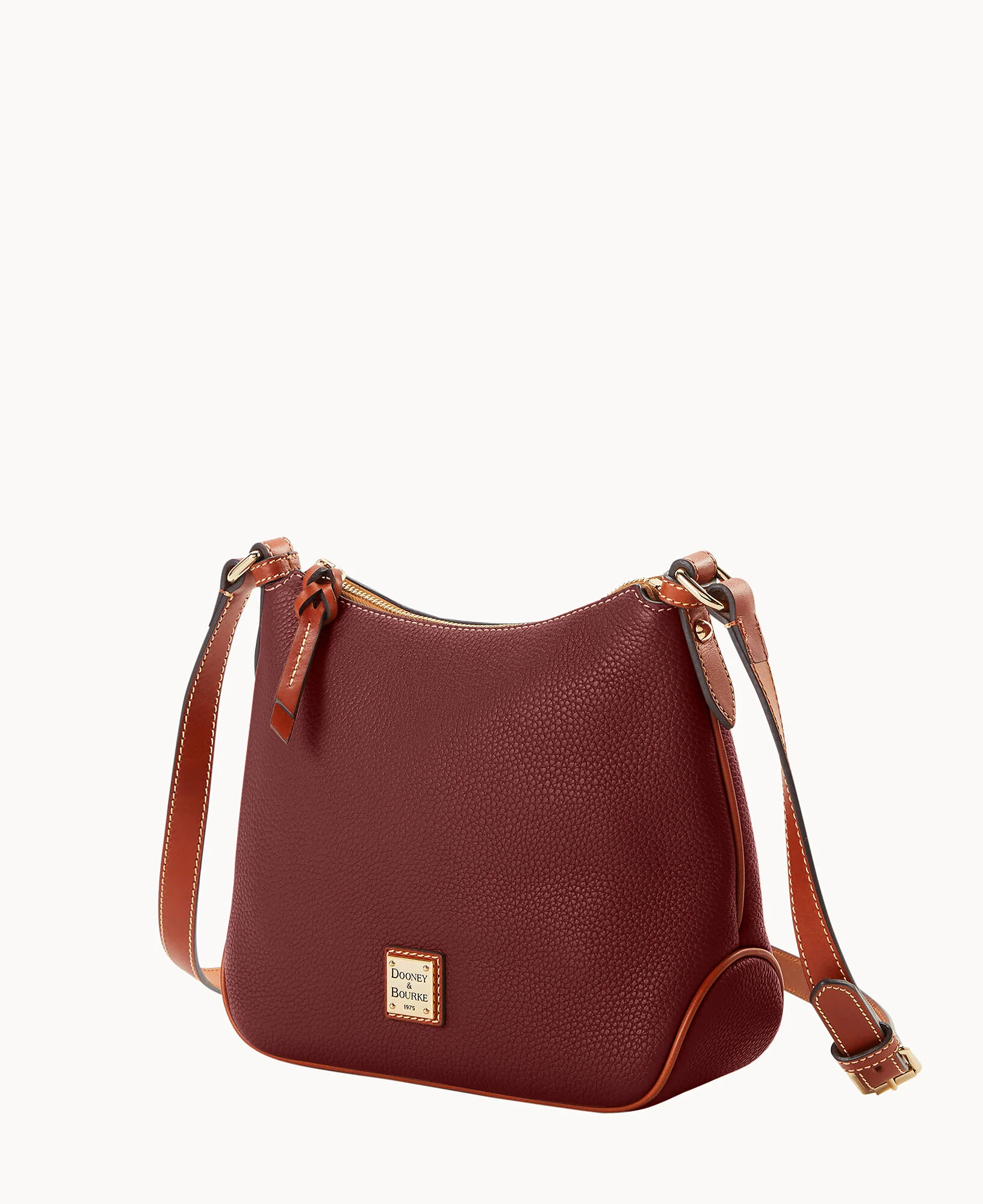 Pebble Grain Crossbody Hobo - Image 45