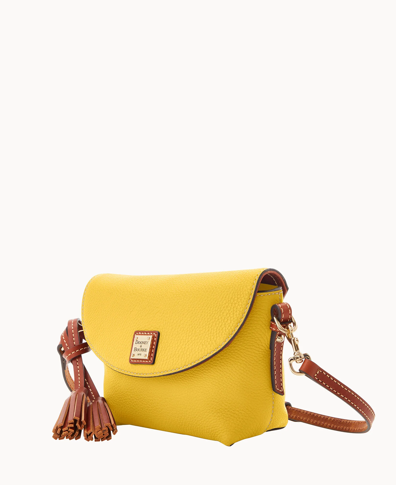 Pebble Grain Crossbody Saddle Bag - Image 110