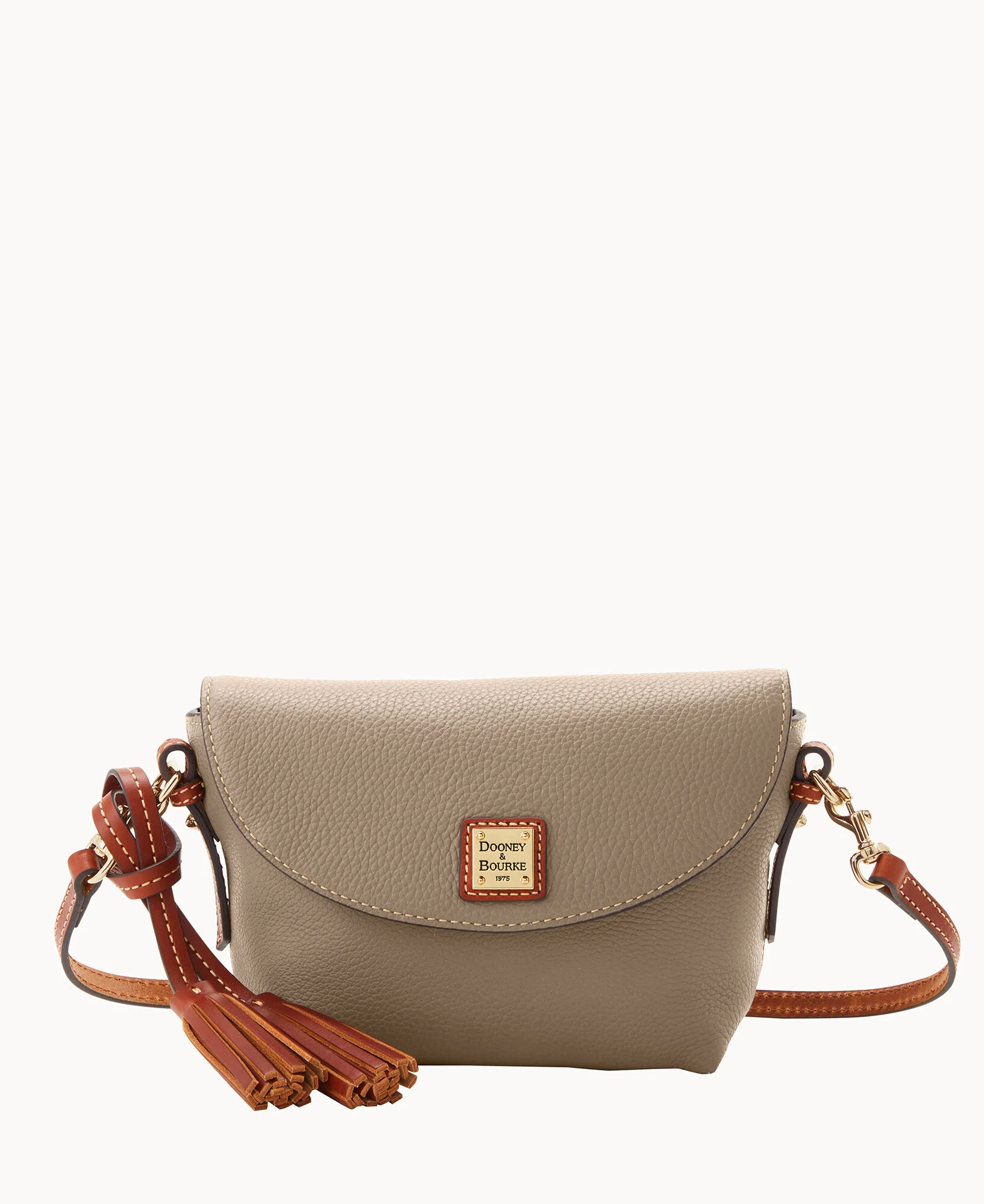 Pebble Grain Crossbody Saddle Bag - Image 97