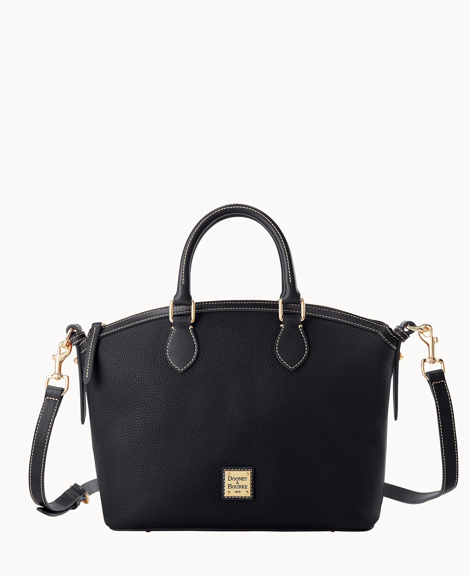 Pebble Grain Domed Satchel - Image 25