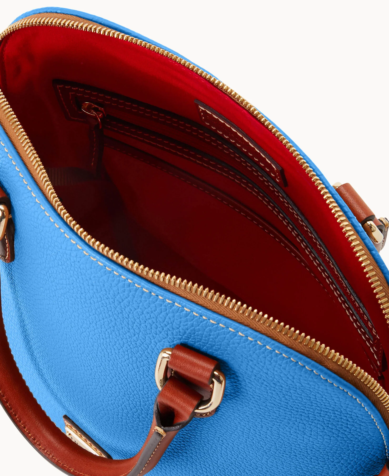 Pebble Grain Domed Satchel - Image 3
