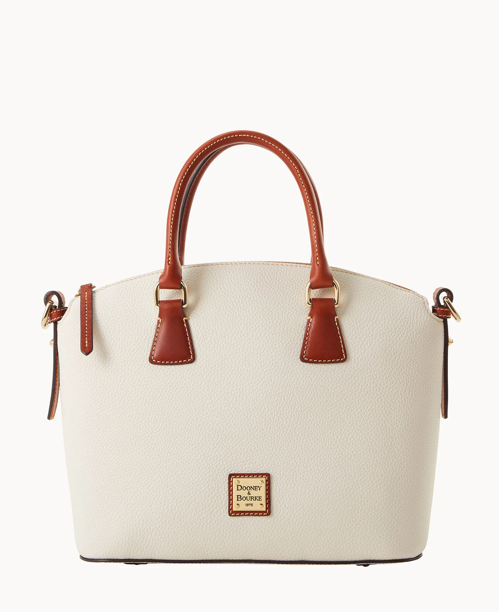 Pebble Grain Domed Satchel - Image 10