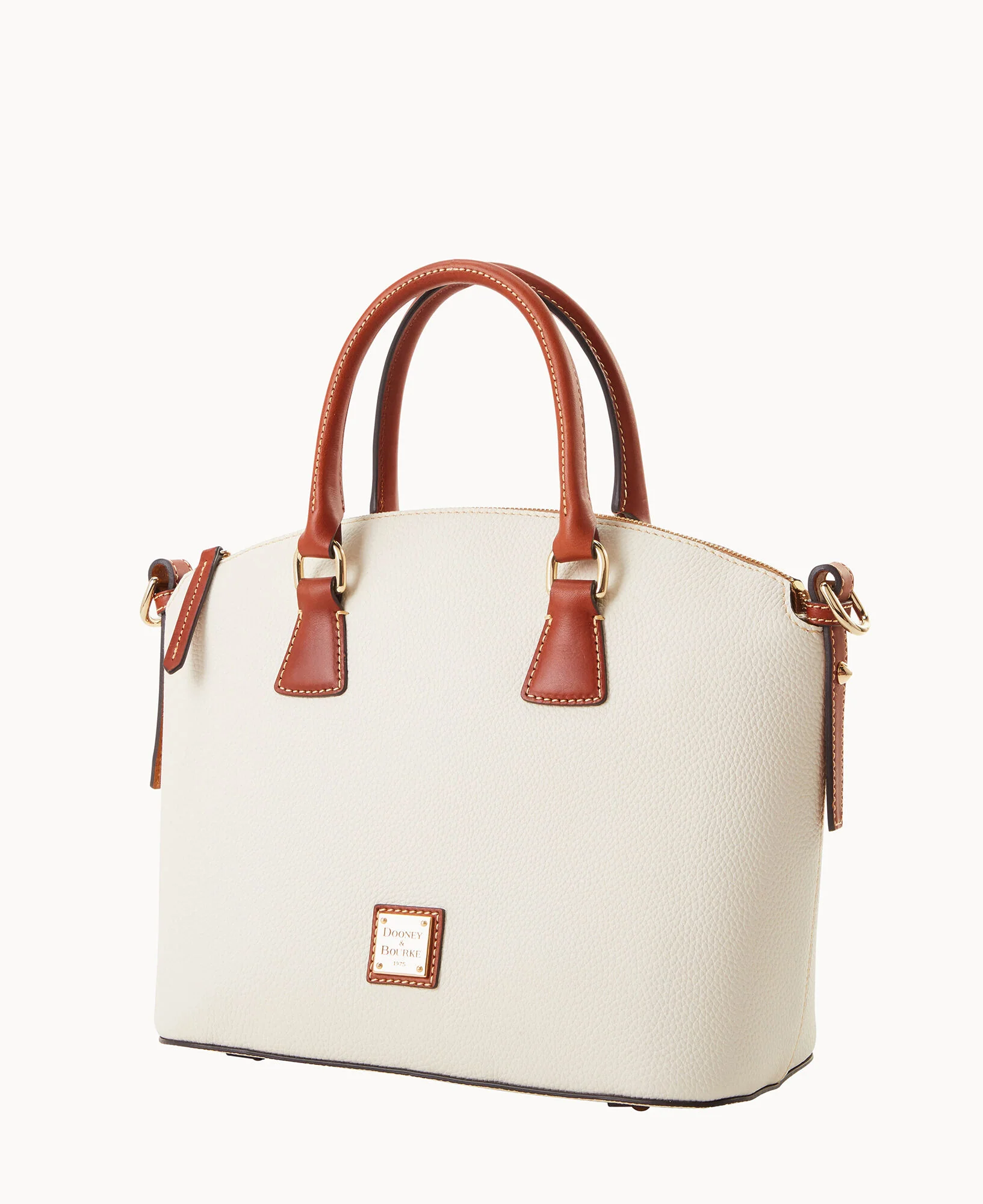 Pebble Grain Domed Satchel - Image 11
