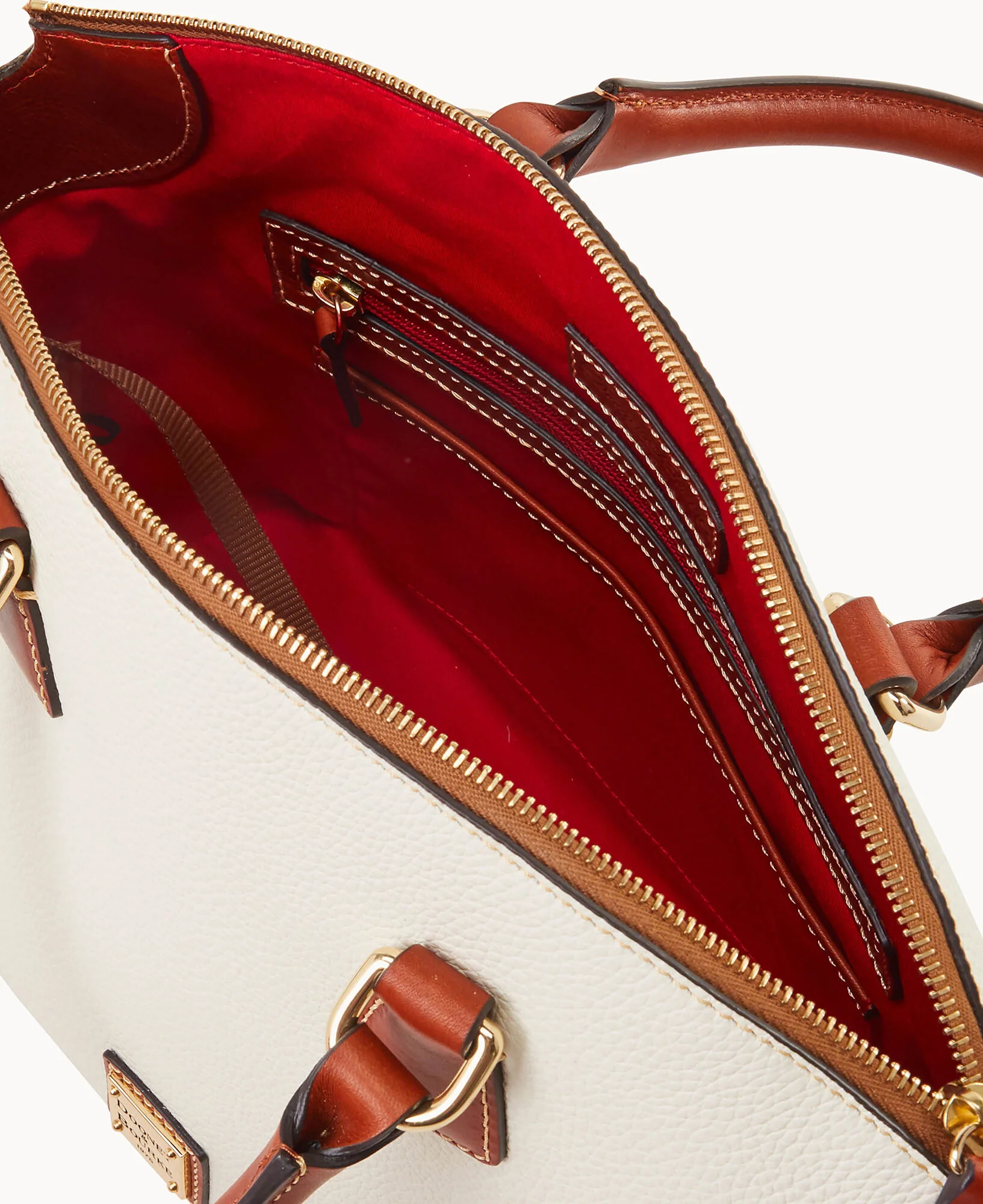 Pebble Grain Domed Satchel - Image 12