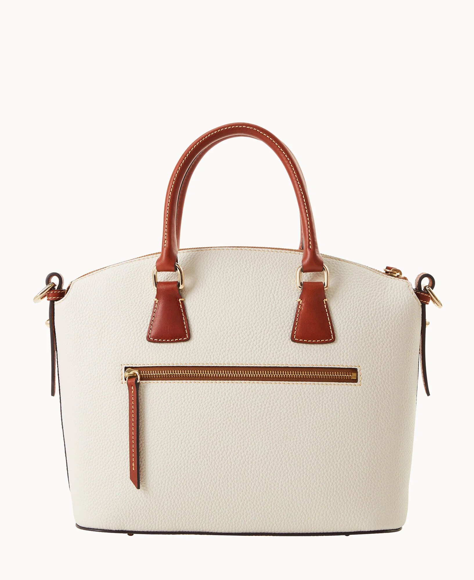 Pebble Grain Domed Satchel - Image 13