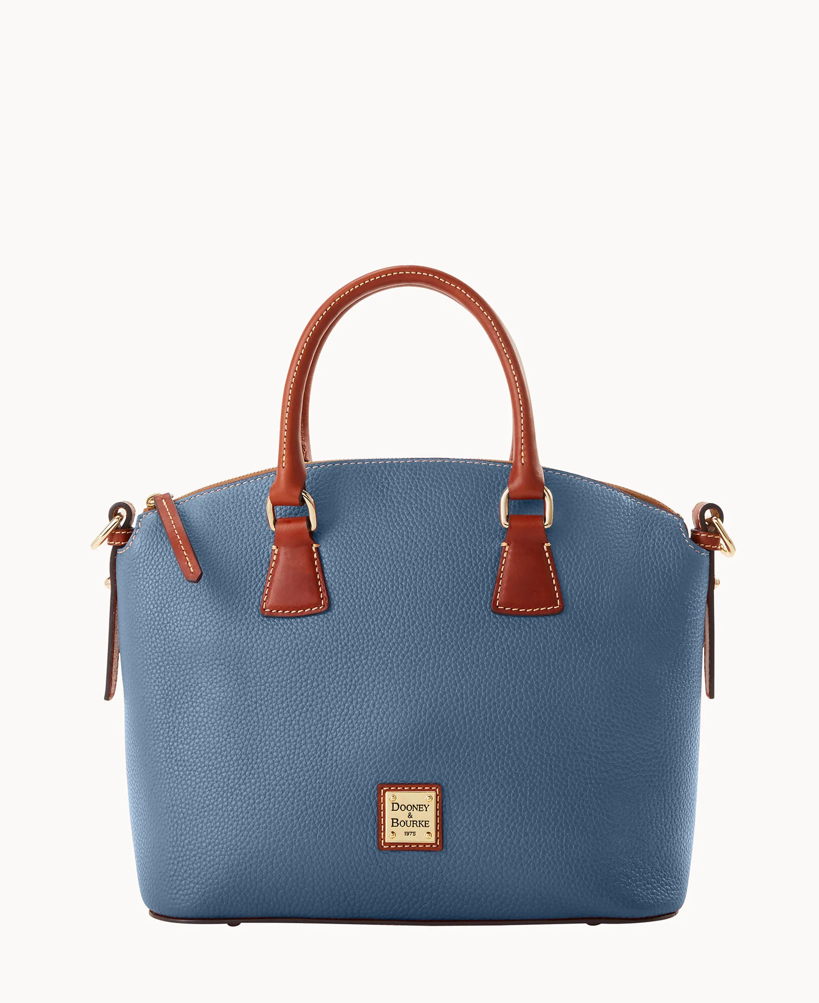 Pebble Grain Domed Satchel - Image 15