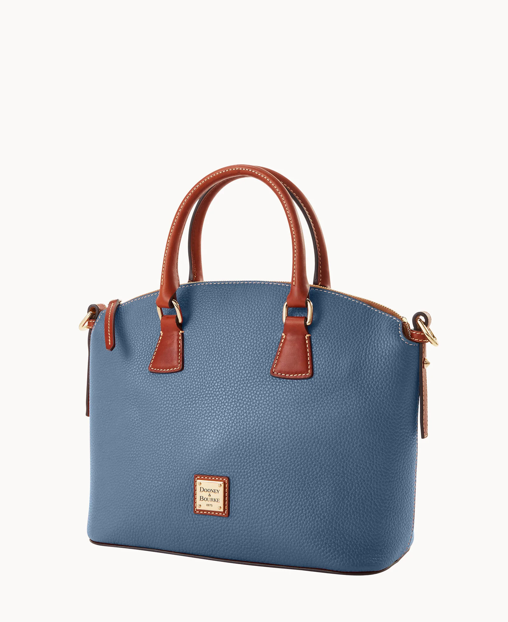 Pebble Grain Domed Satchel - Image 16
