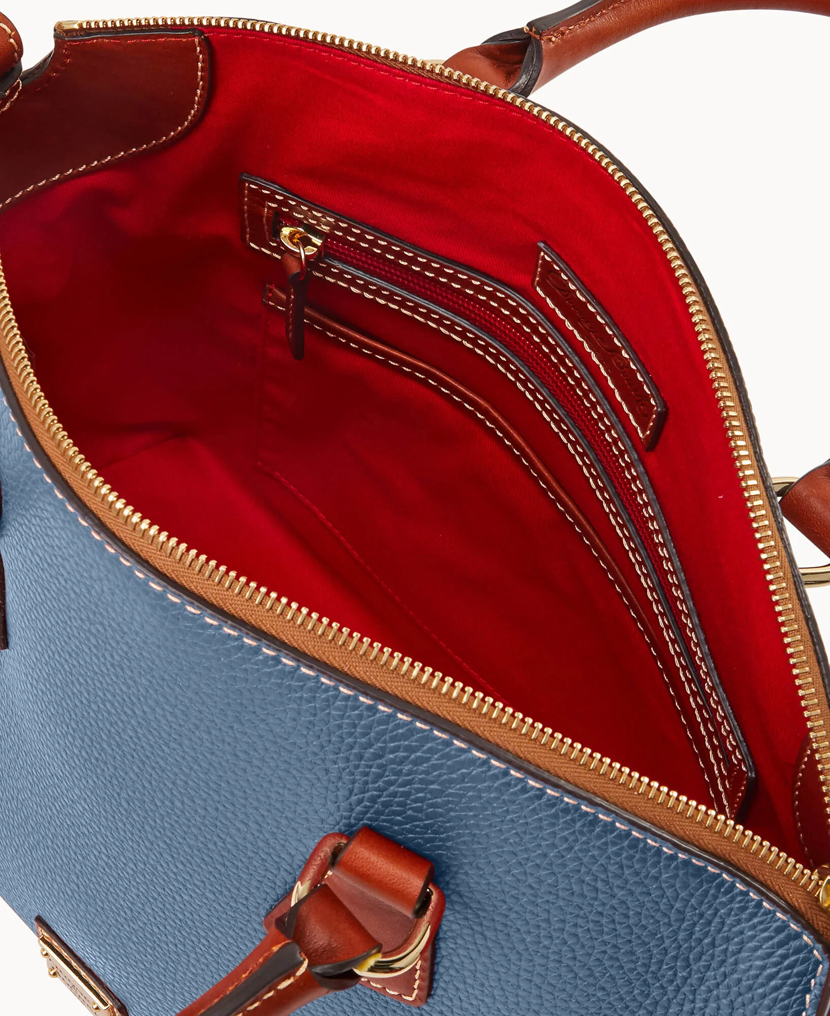 Pebble Grain Domed Satchel - Image 17