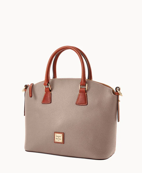 Pebble Grain Domed Satchel - Image 21