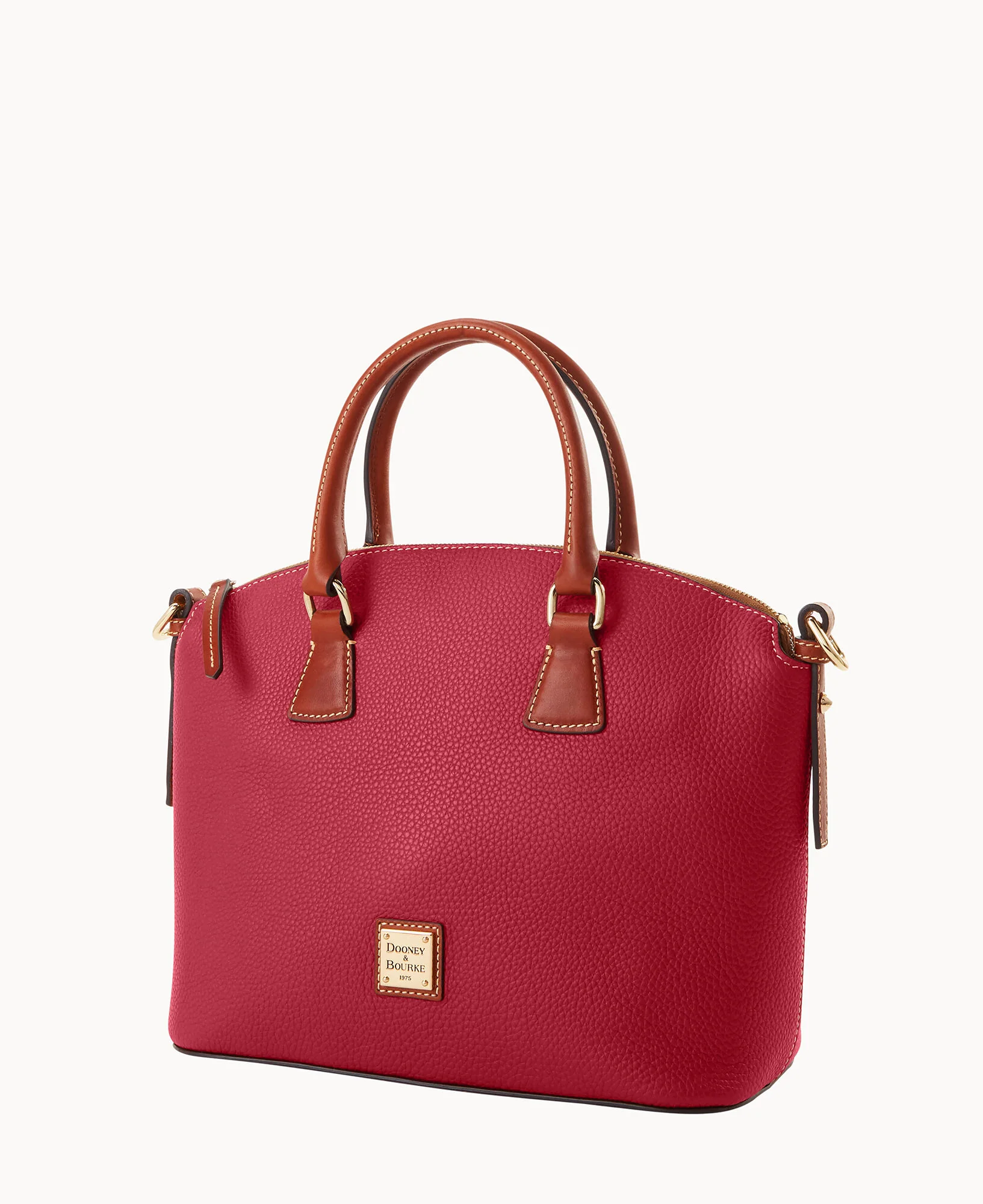 Pebble Grain Domed Satchel - Image 26
