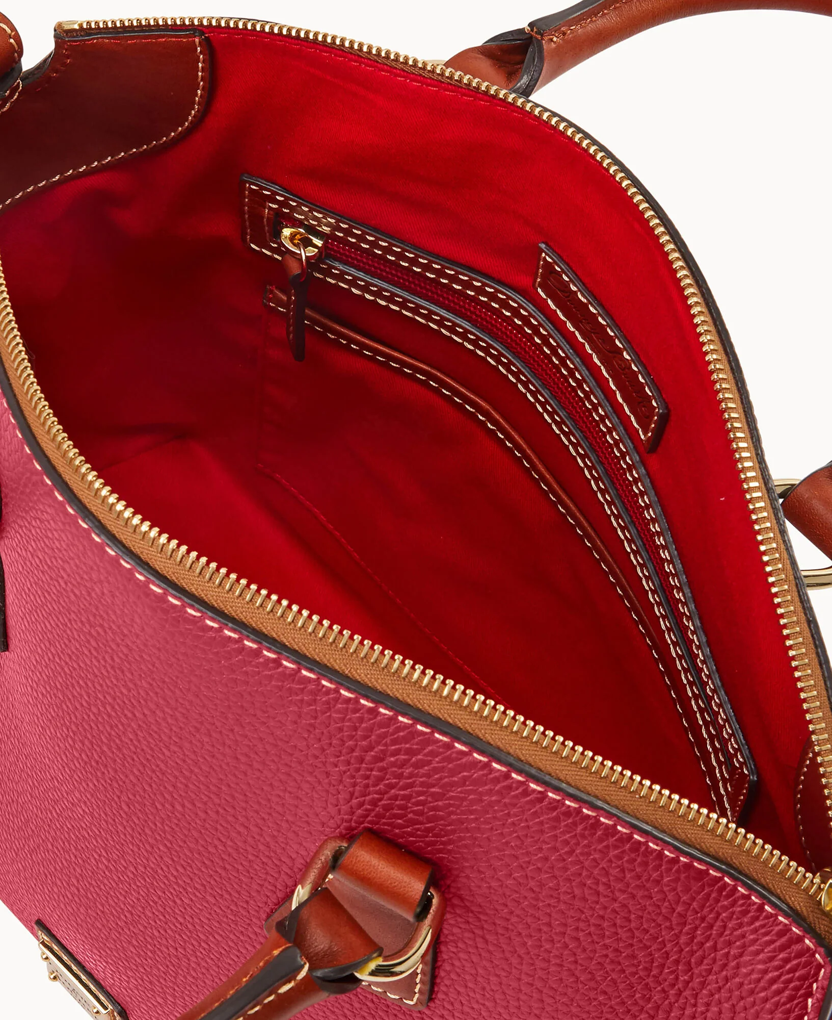 Pebble Grain Domed Satchel - Image 27
