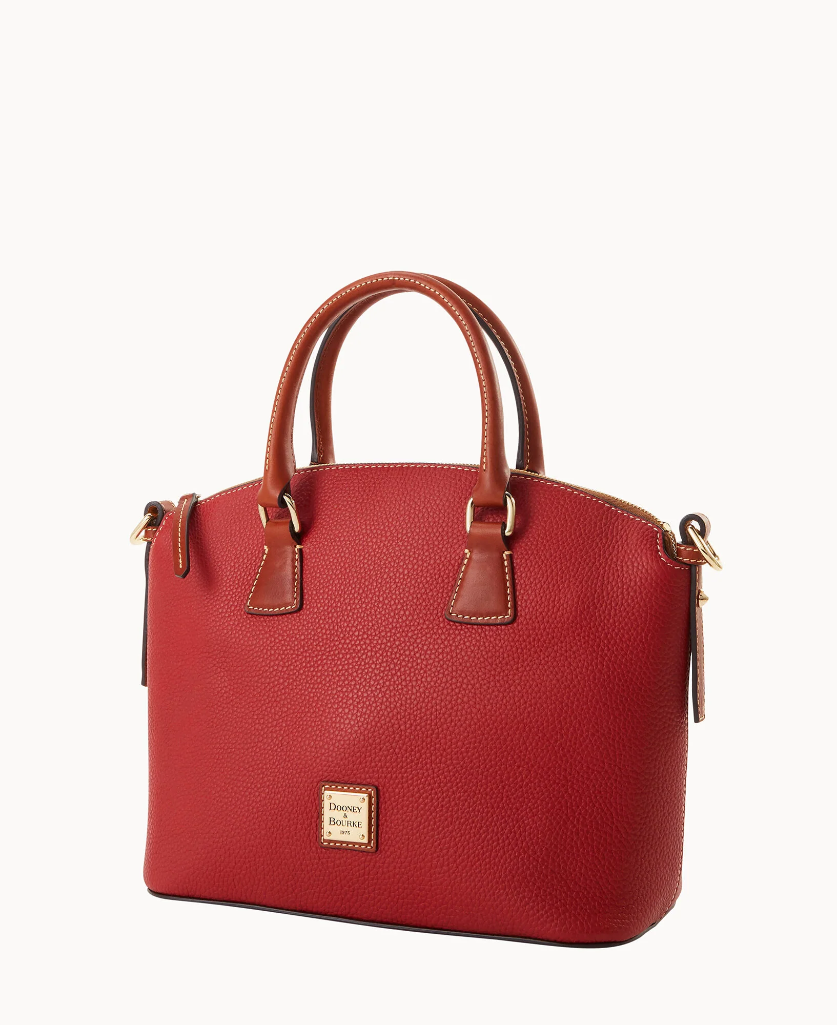 Pebble Grain Domed Satchel - Image 31