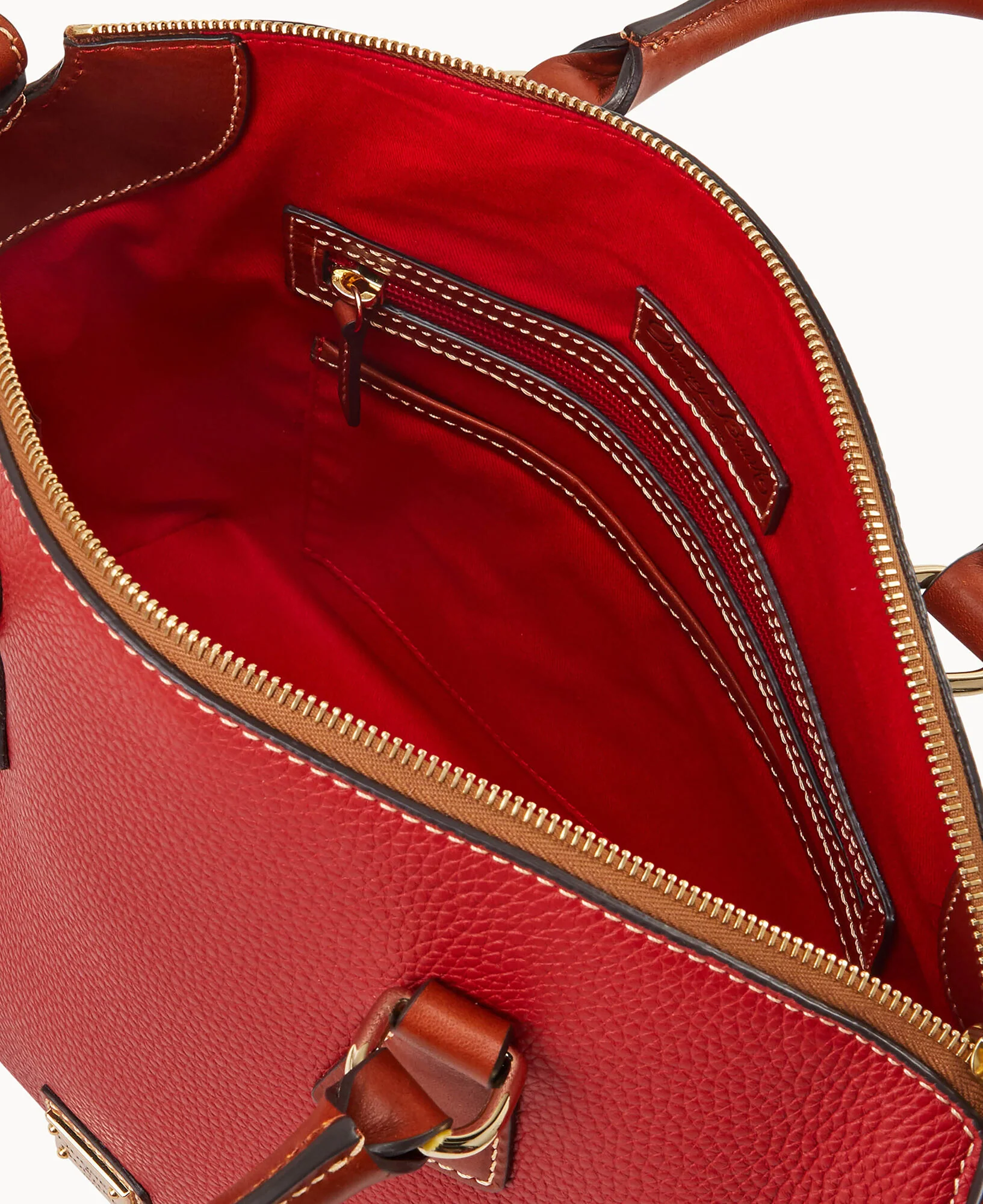 Pebble Grain Domed Satchel - Image 32