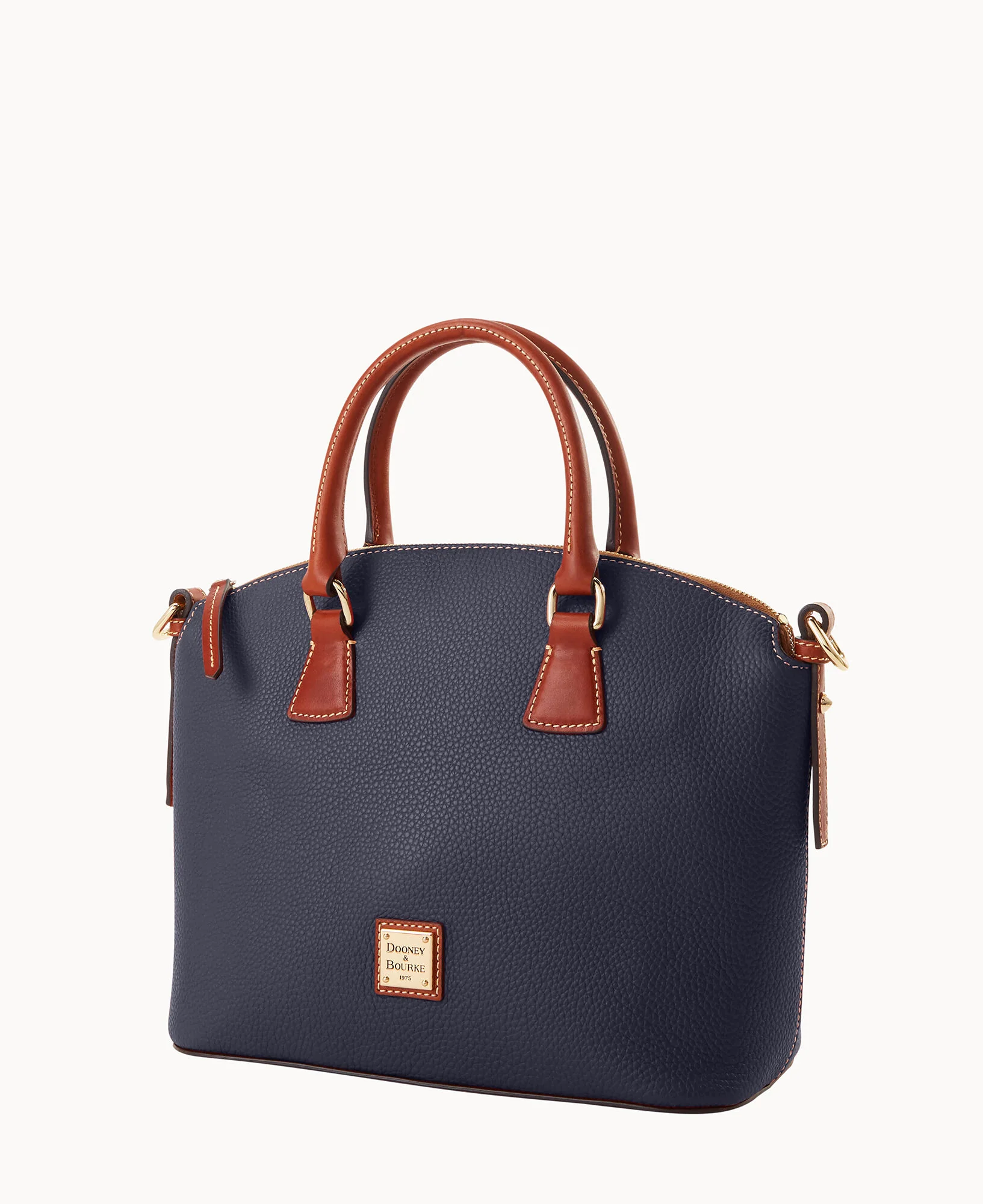Pebble Grain Domed Satchel - Image 36
