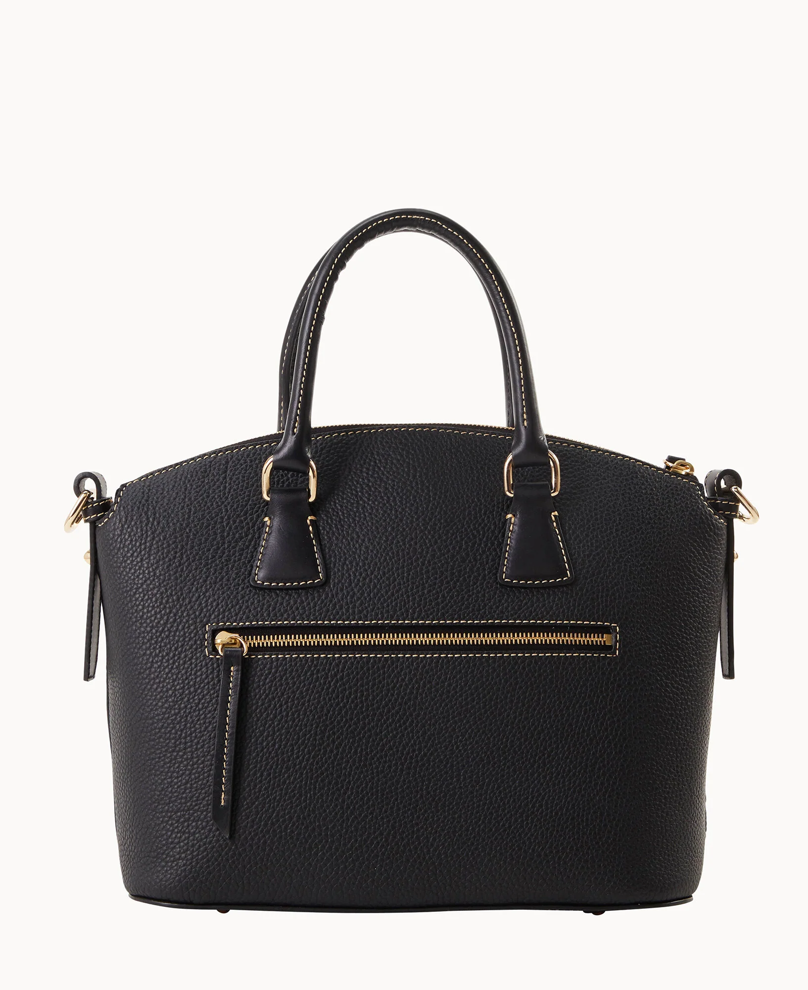 Pebble Grain Domed Satchel - Image 4