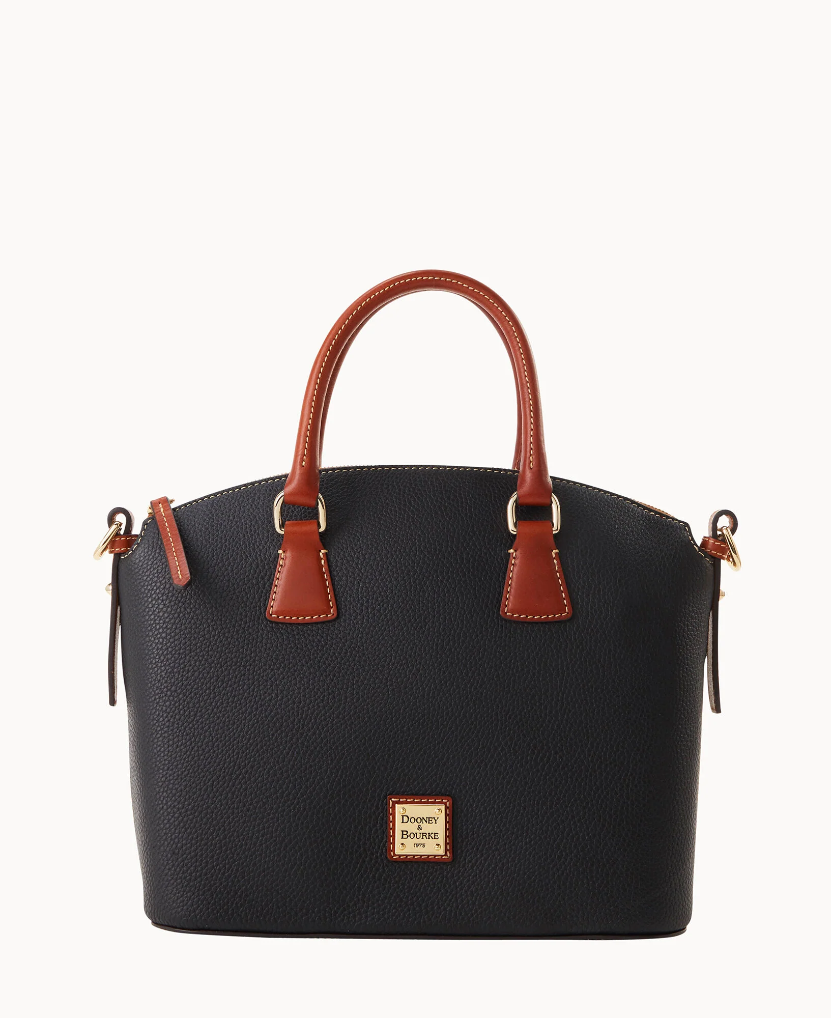 Pebble Grain Domed Satchel - Image 6