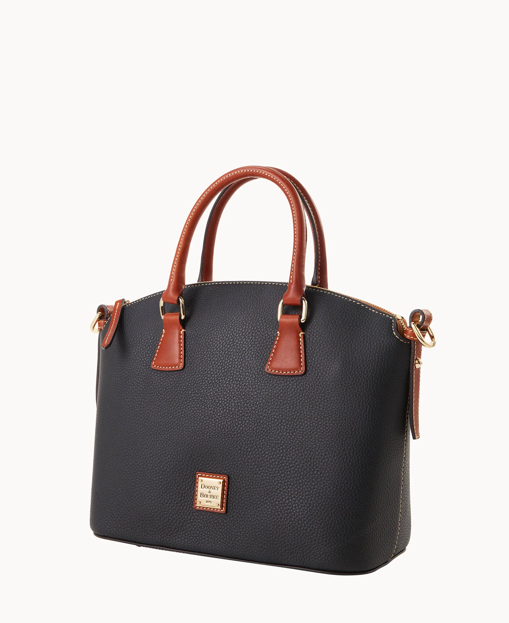 Pebble Grain Domed Satchel - Image 7