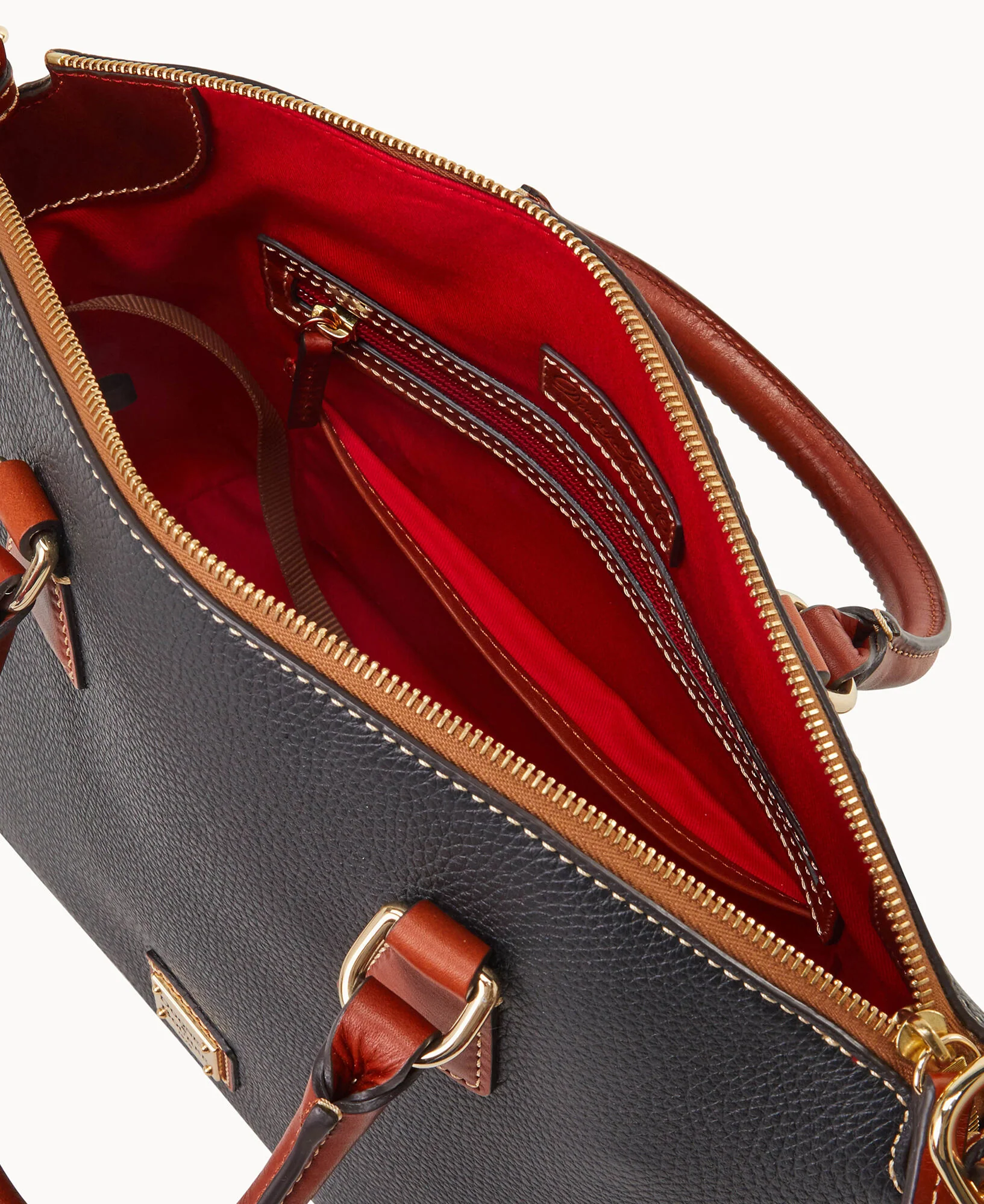 Pebble Grain Domed Satchel - Image 8