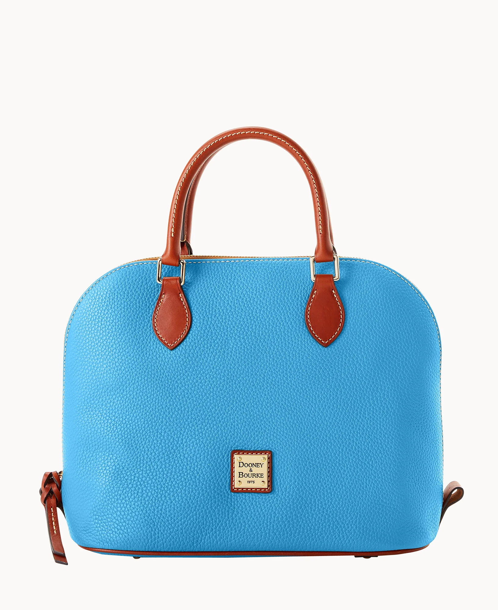 Pebble Grain Domed Satchel - Image 13