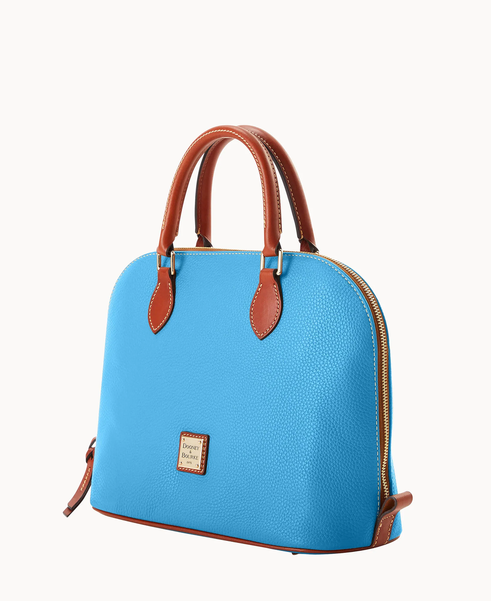 Pebble Grain Domed Satchel - Image 14