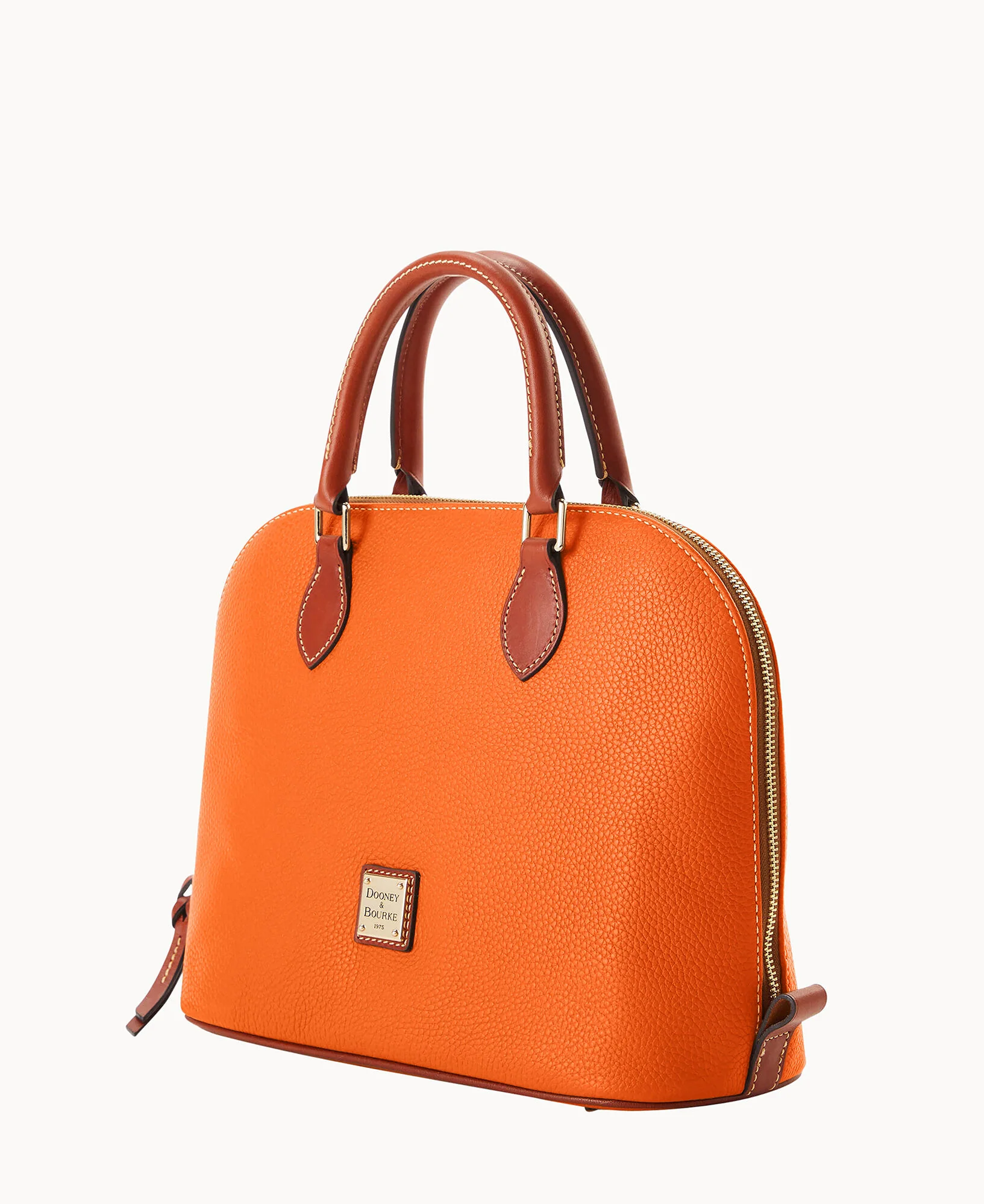 Pebble Grain Domed Satchel - Image 30