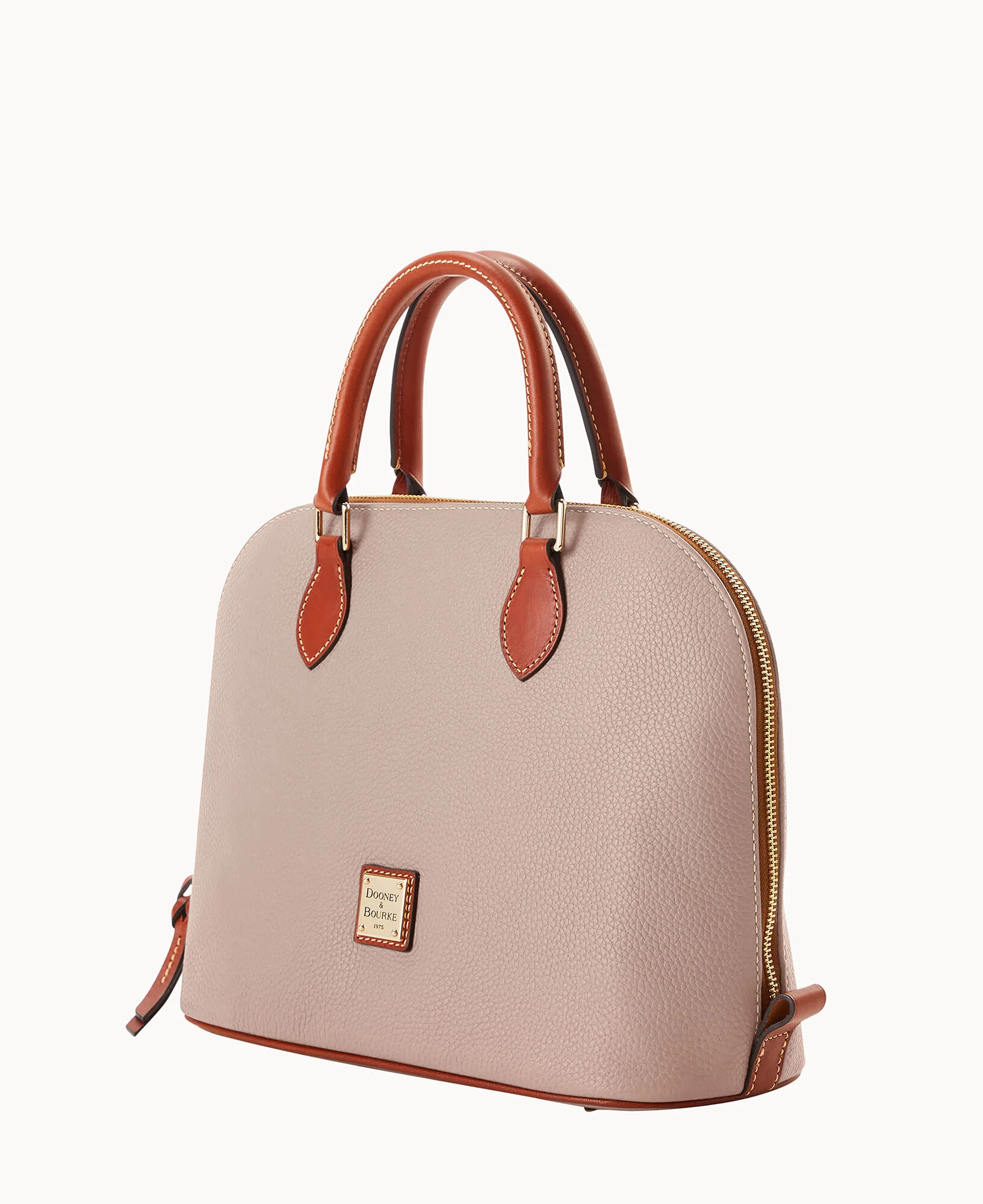 Pebble Grain Domed Satchel - Image 34