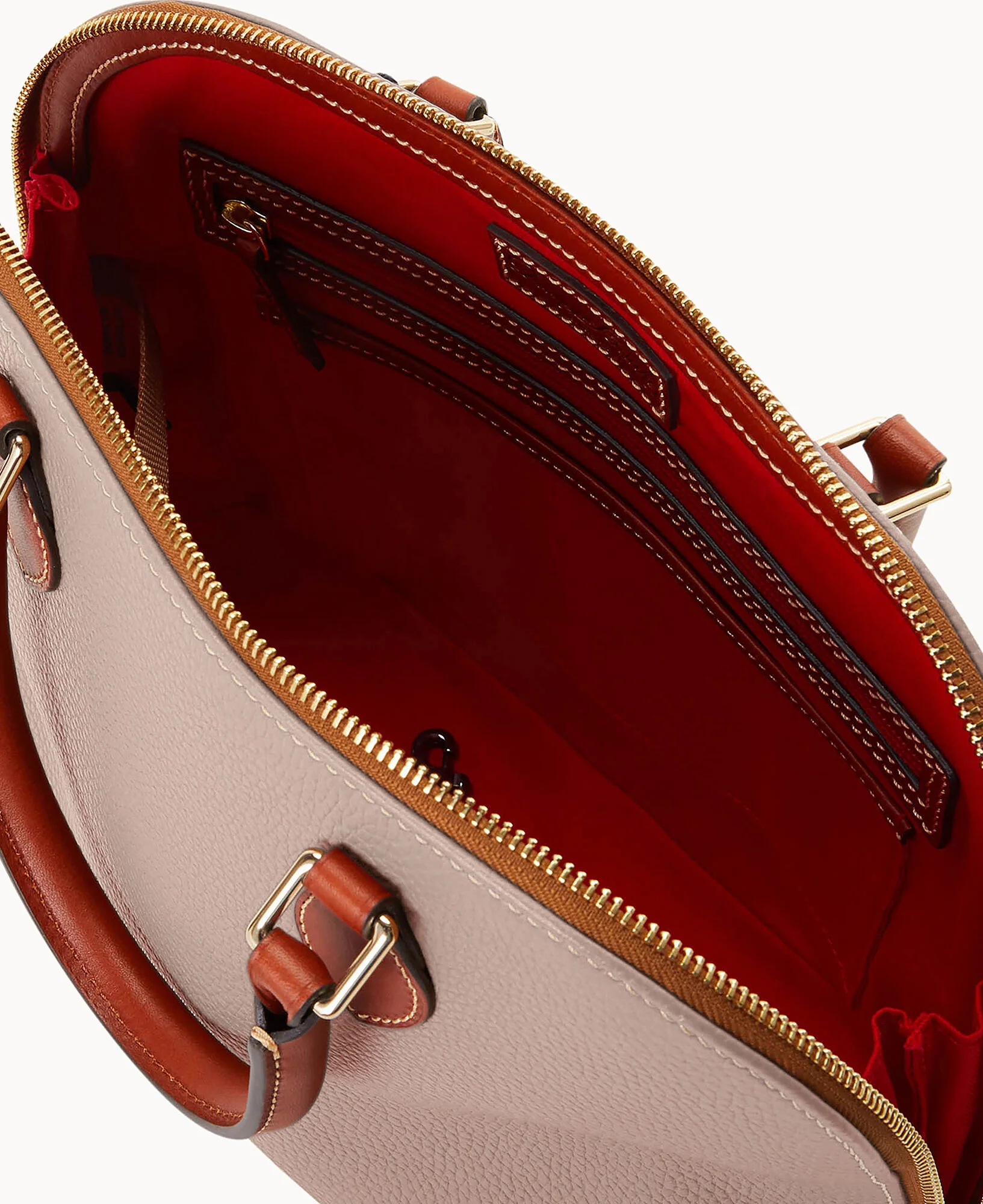 Pebble Grain Domed Satchel - Image 35