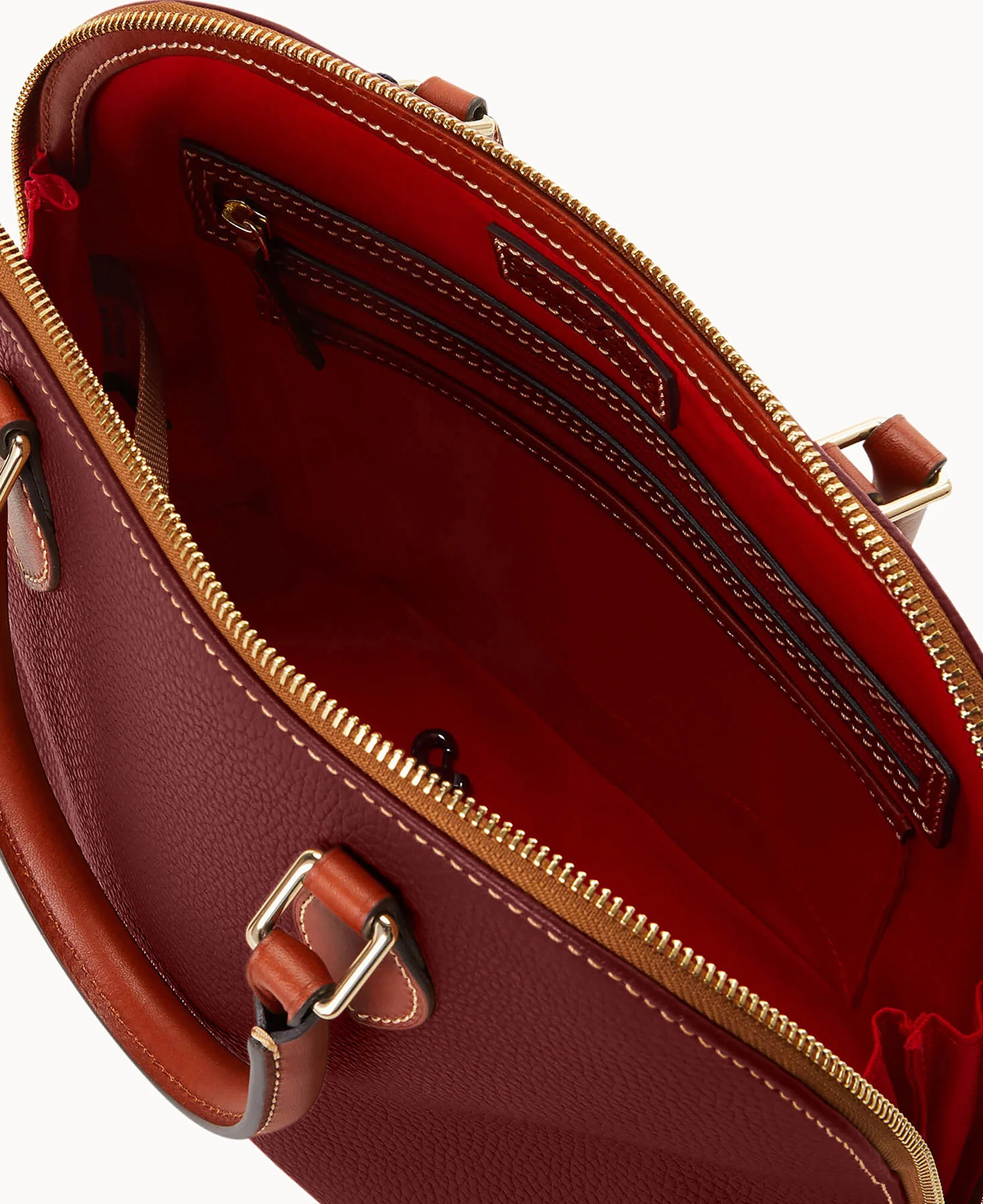 Pebble Grain Domed Satchel - Image 43
