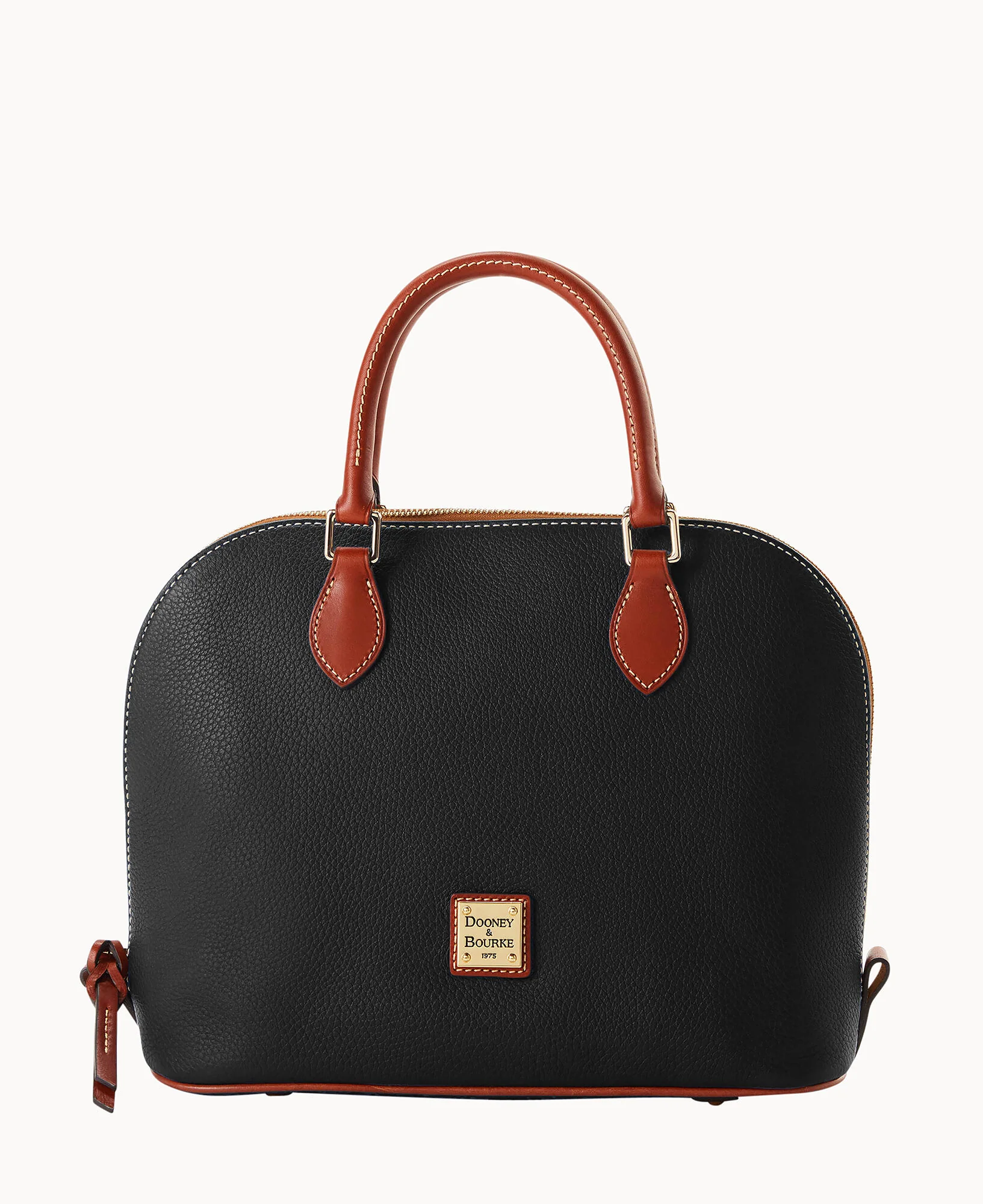 Pebble Grain Domed Satchel - Image 5