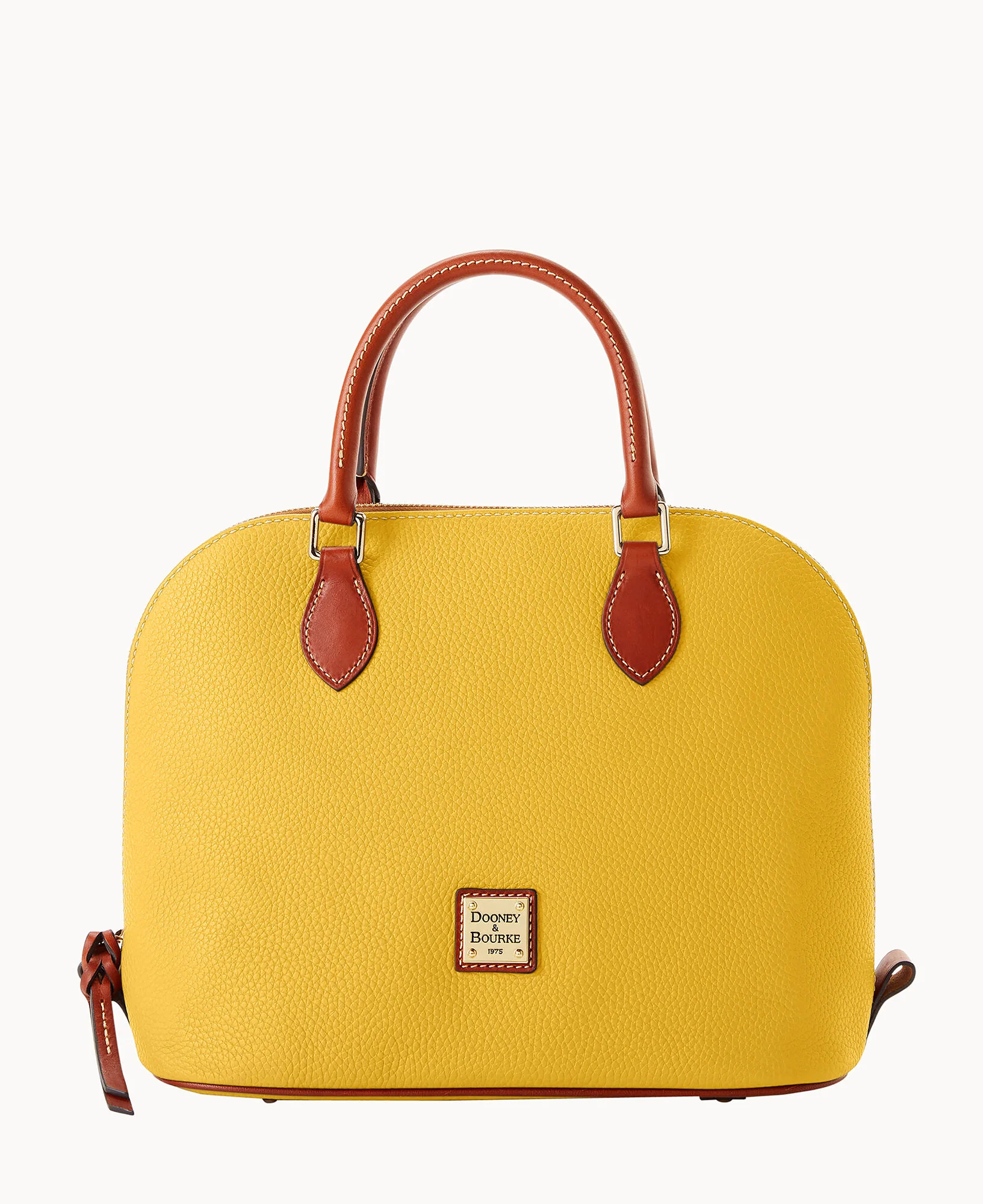 Pebble Grain Domed Satchel - Image 53