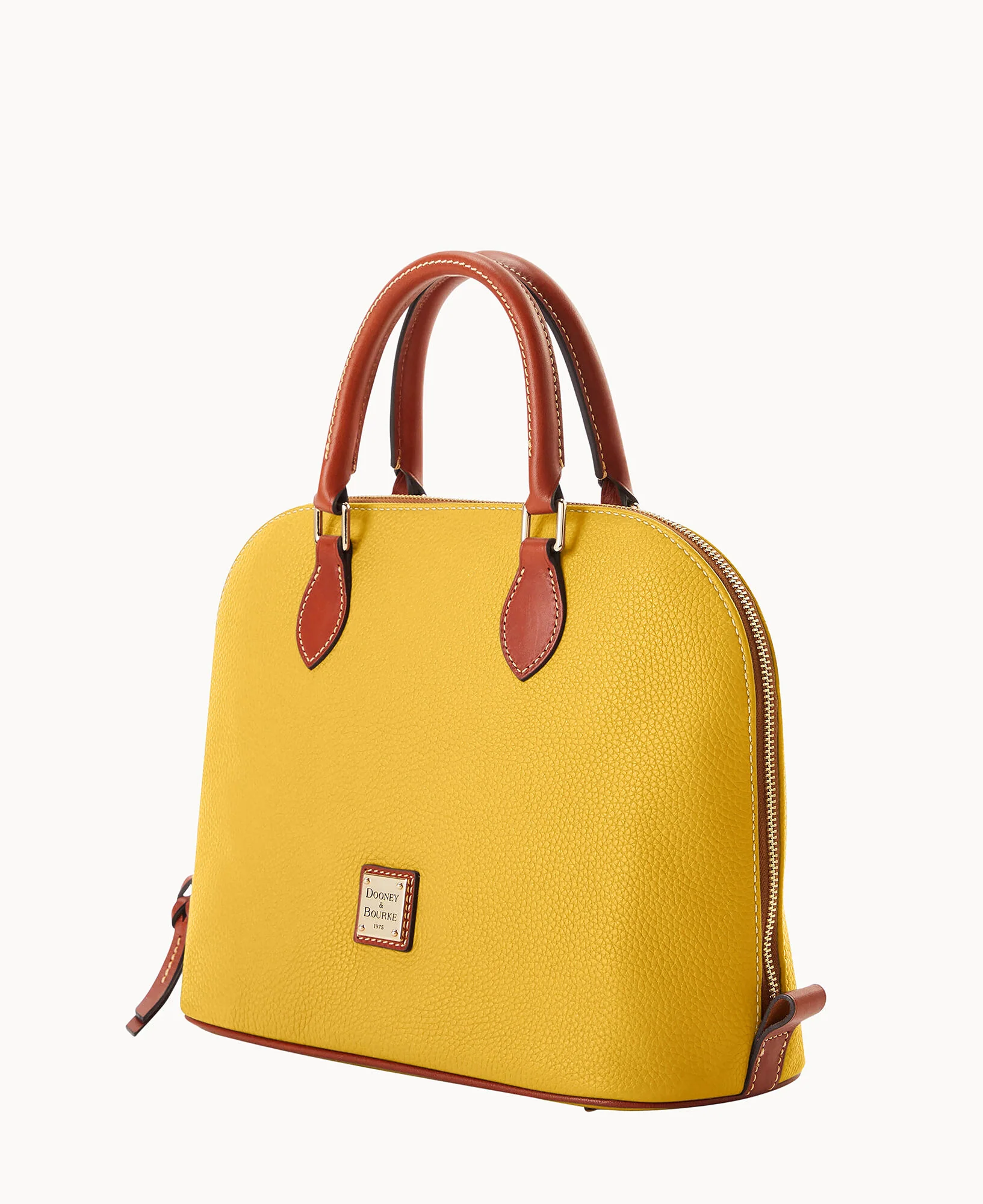 Pebble Grain Domed Satchel - Image 54