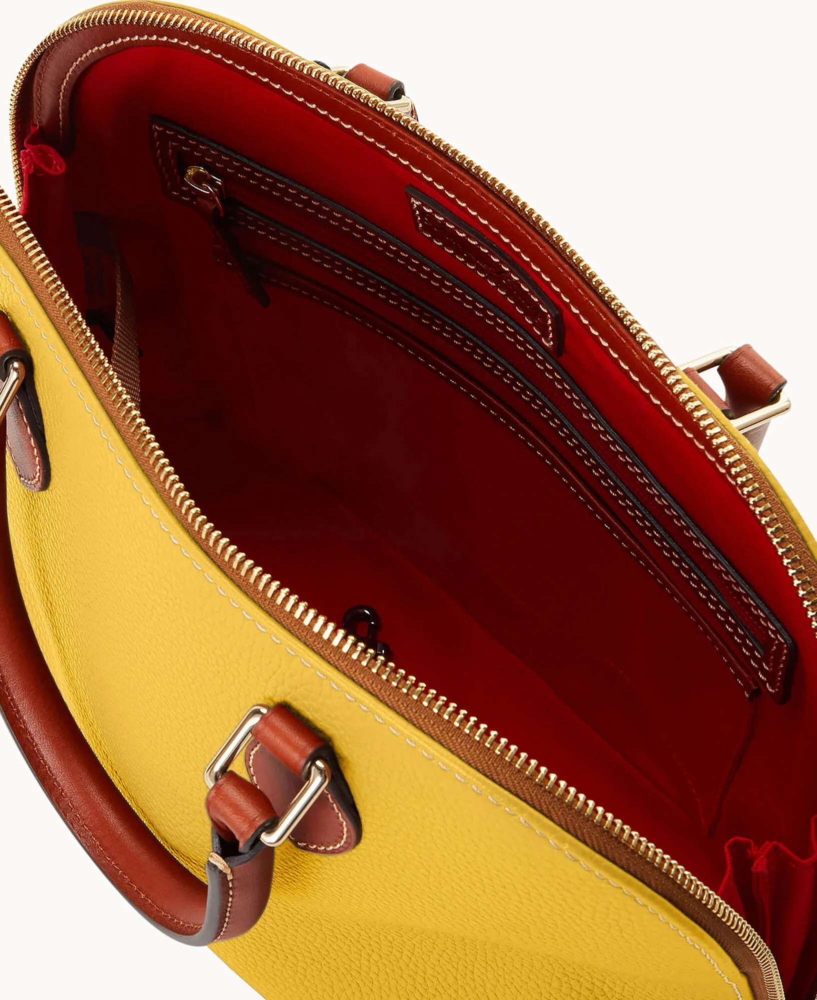 Pebble Grain Domed Satchel - Image 55
