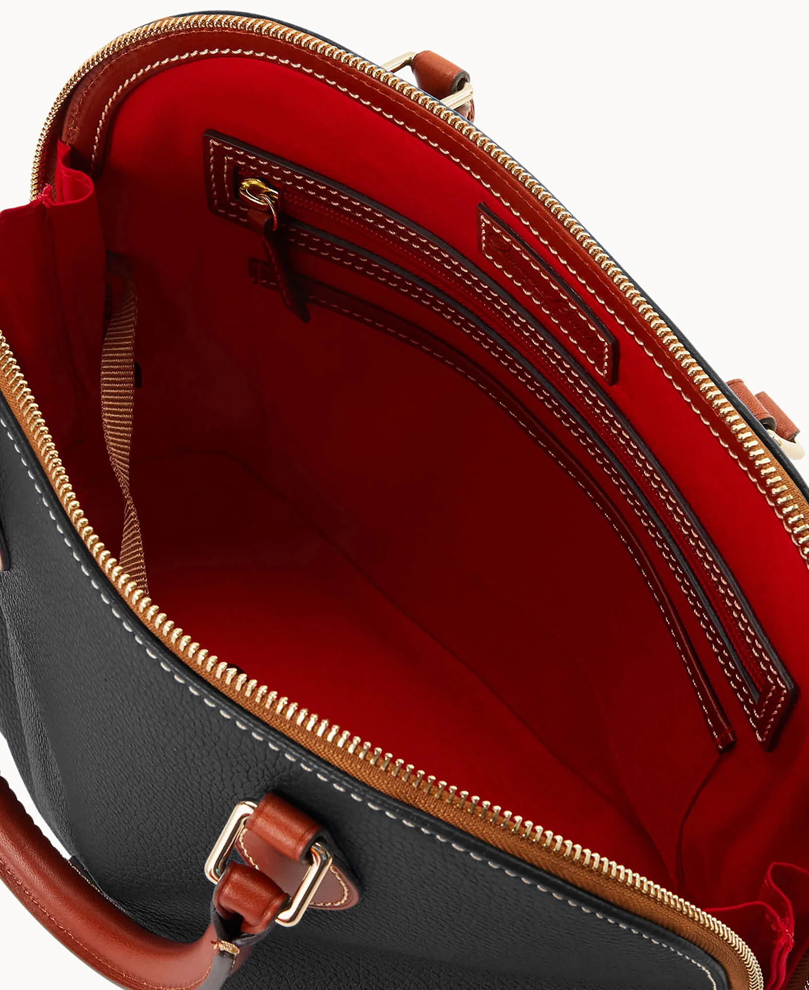 Pebble Grain Domed Satchel - Image 7