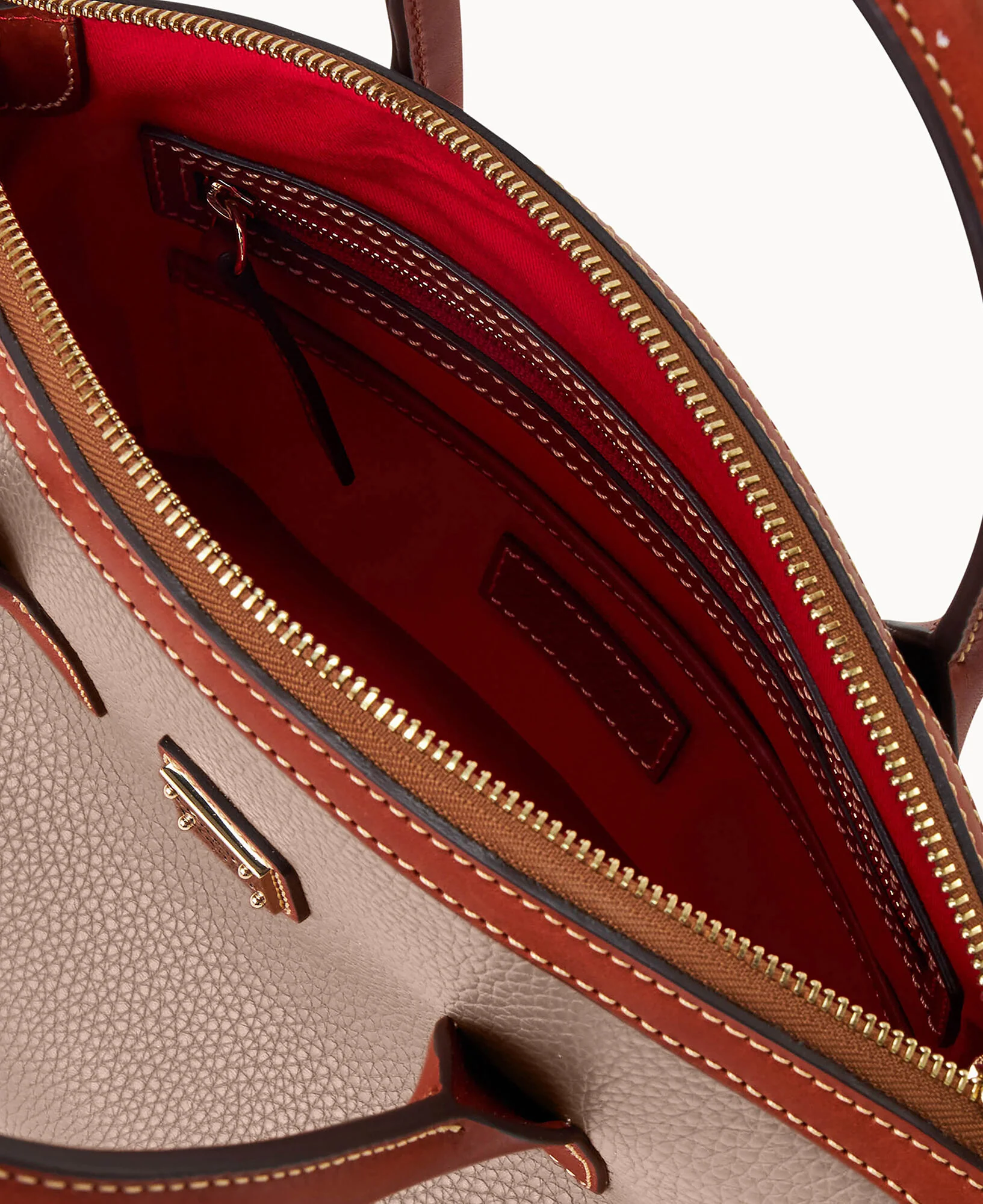 Pebble Grain Domed Satchel - Image 31