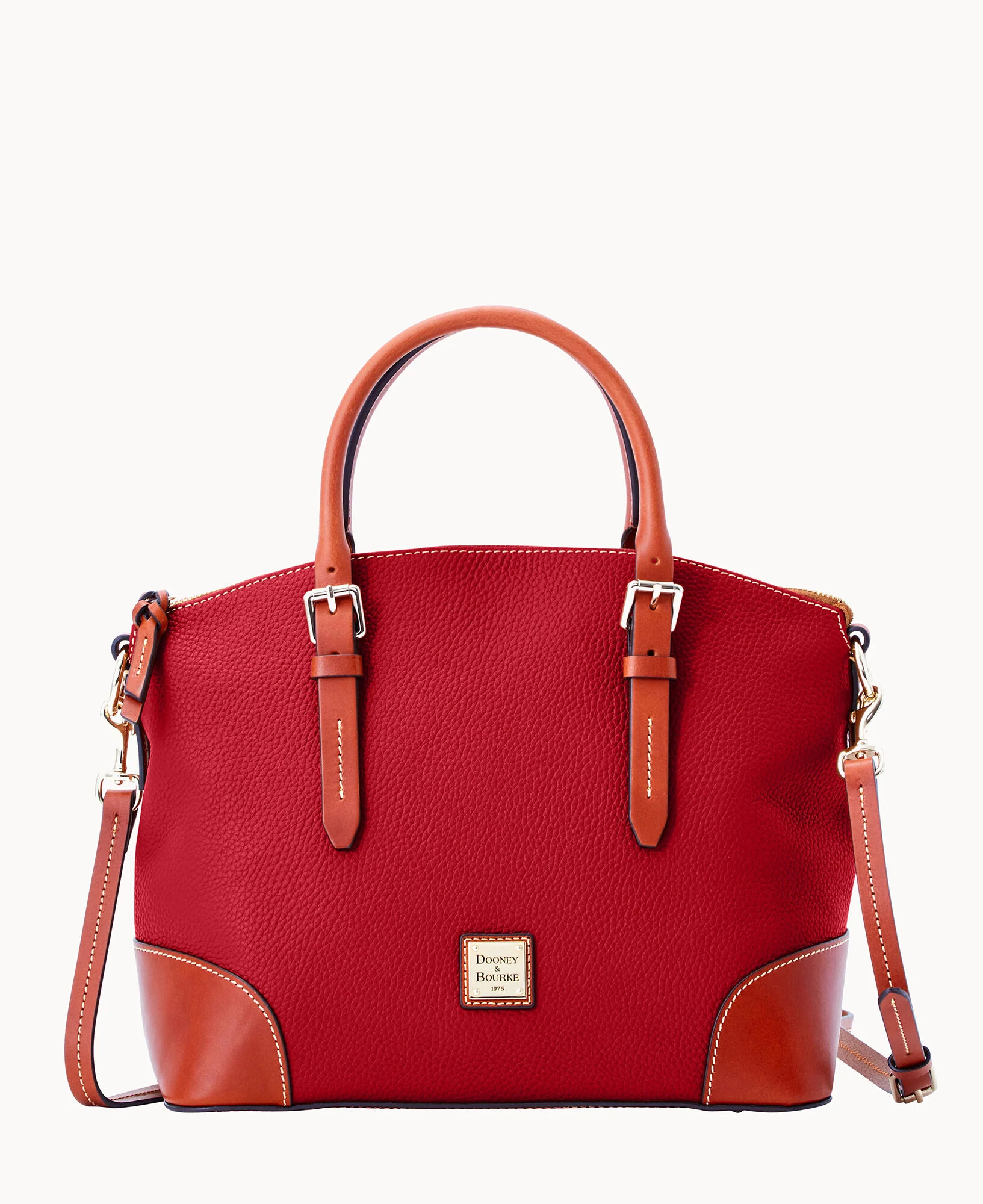 Pebble Grain Domed Satchel - Image 31