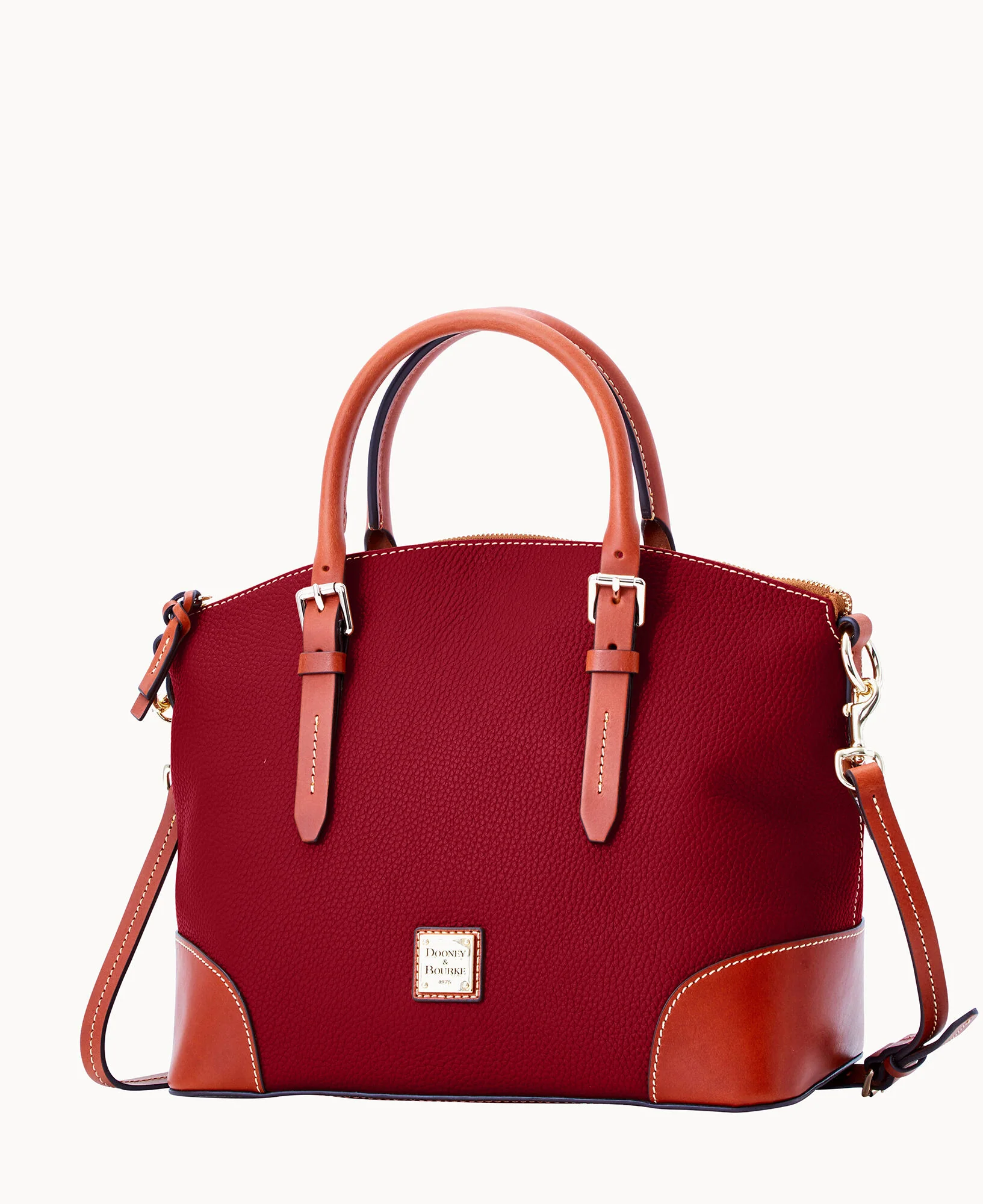 Pebble Grain Domed Satchel - Image 37