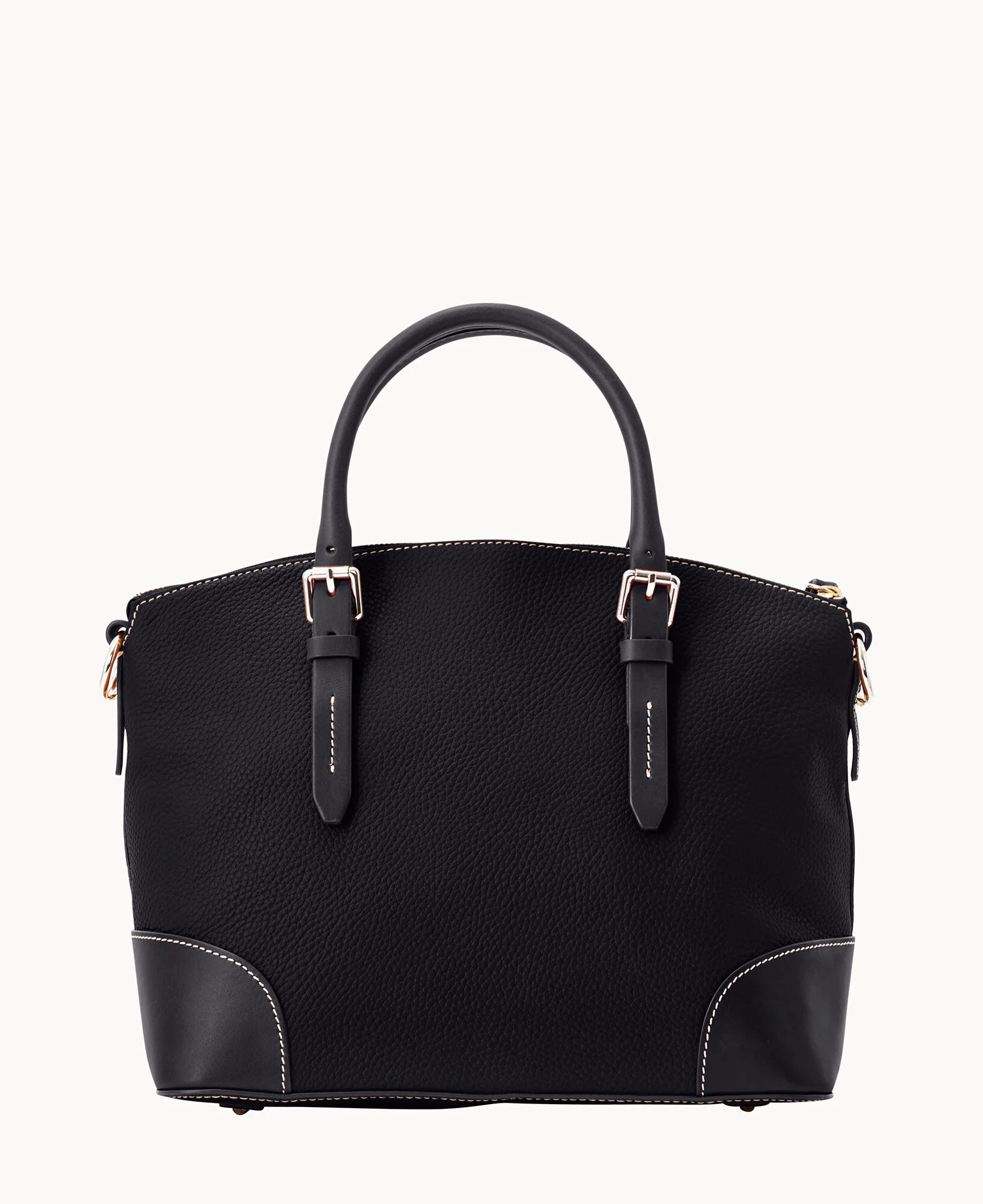 Pebble Grain Domed Satchel - Image 4
