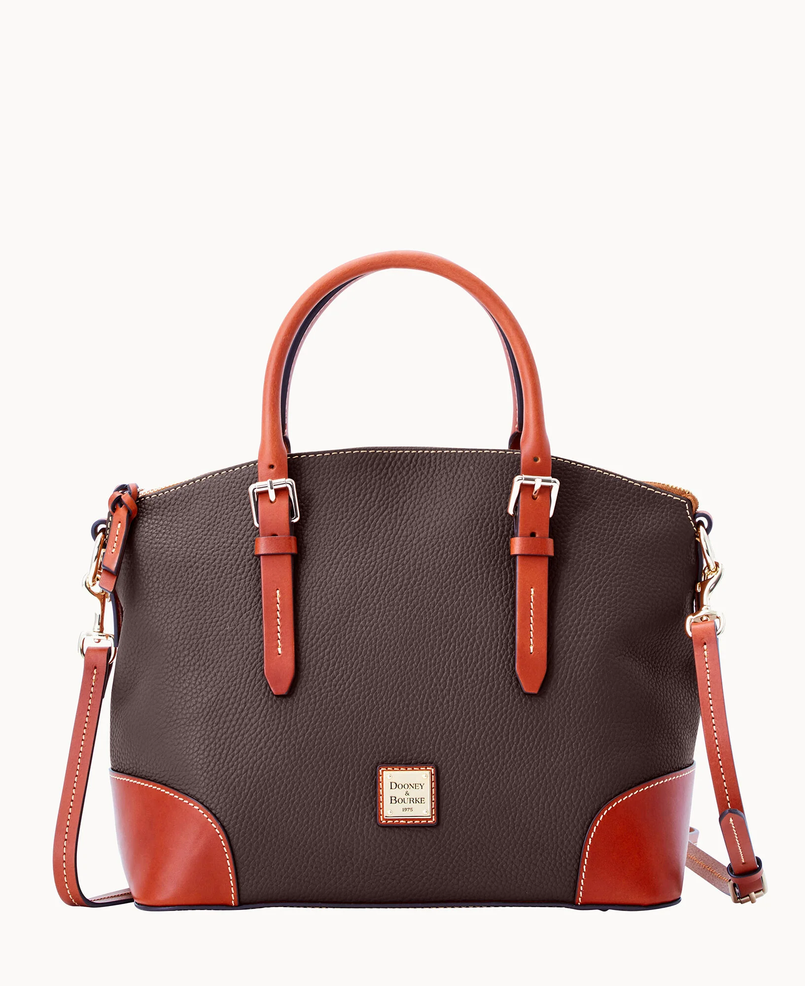 Pebble Grain Domed Satchel - Image 61
