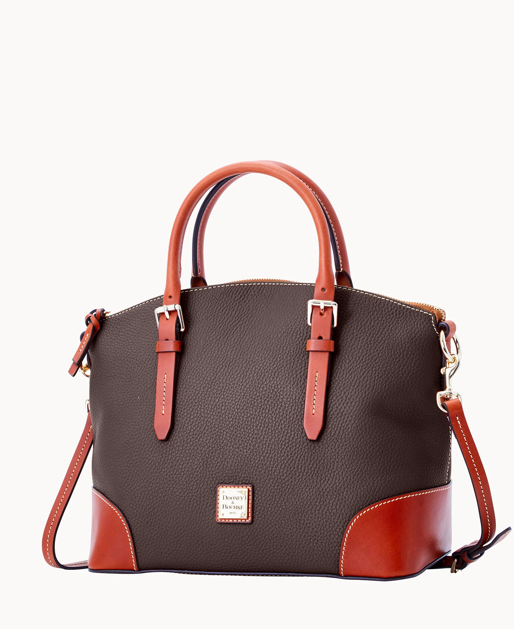 Pebble Grain Domed Satchel - Image 62