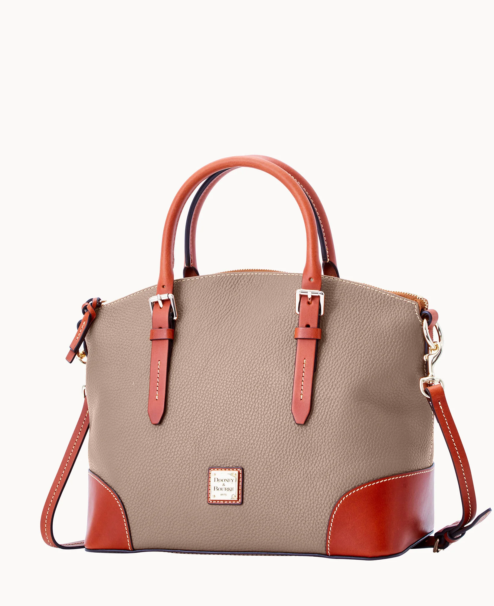 Pebble Grain Domed Satchel - Image 87