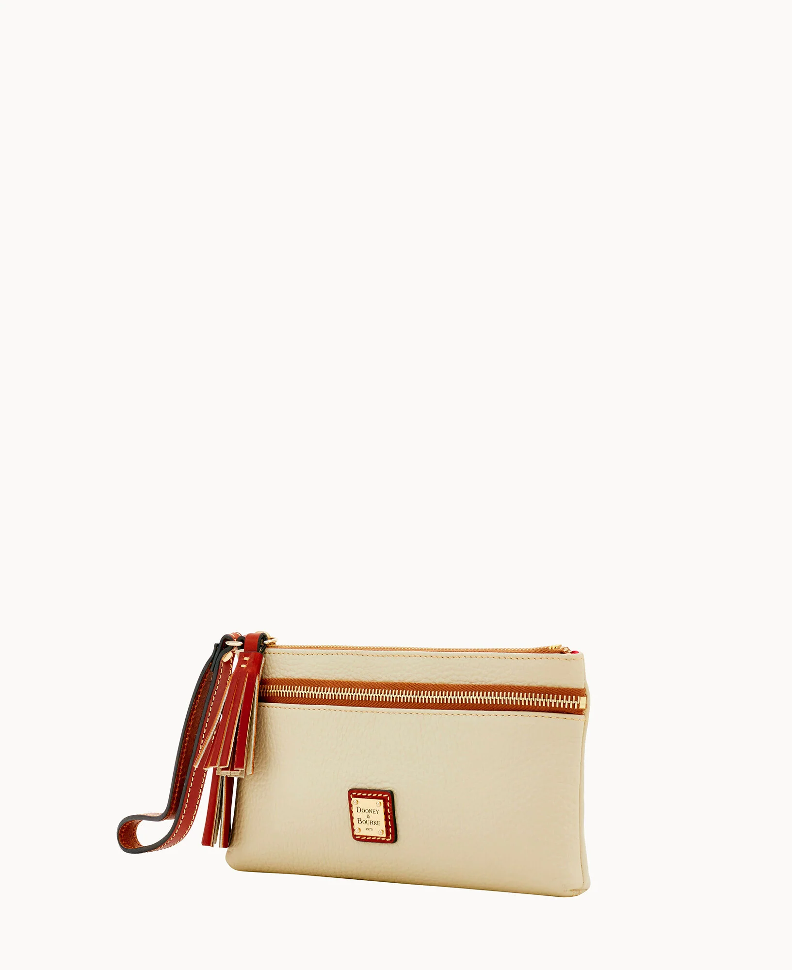 Pebble Grain Double Zip Wristlet - Image 20