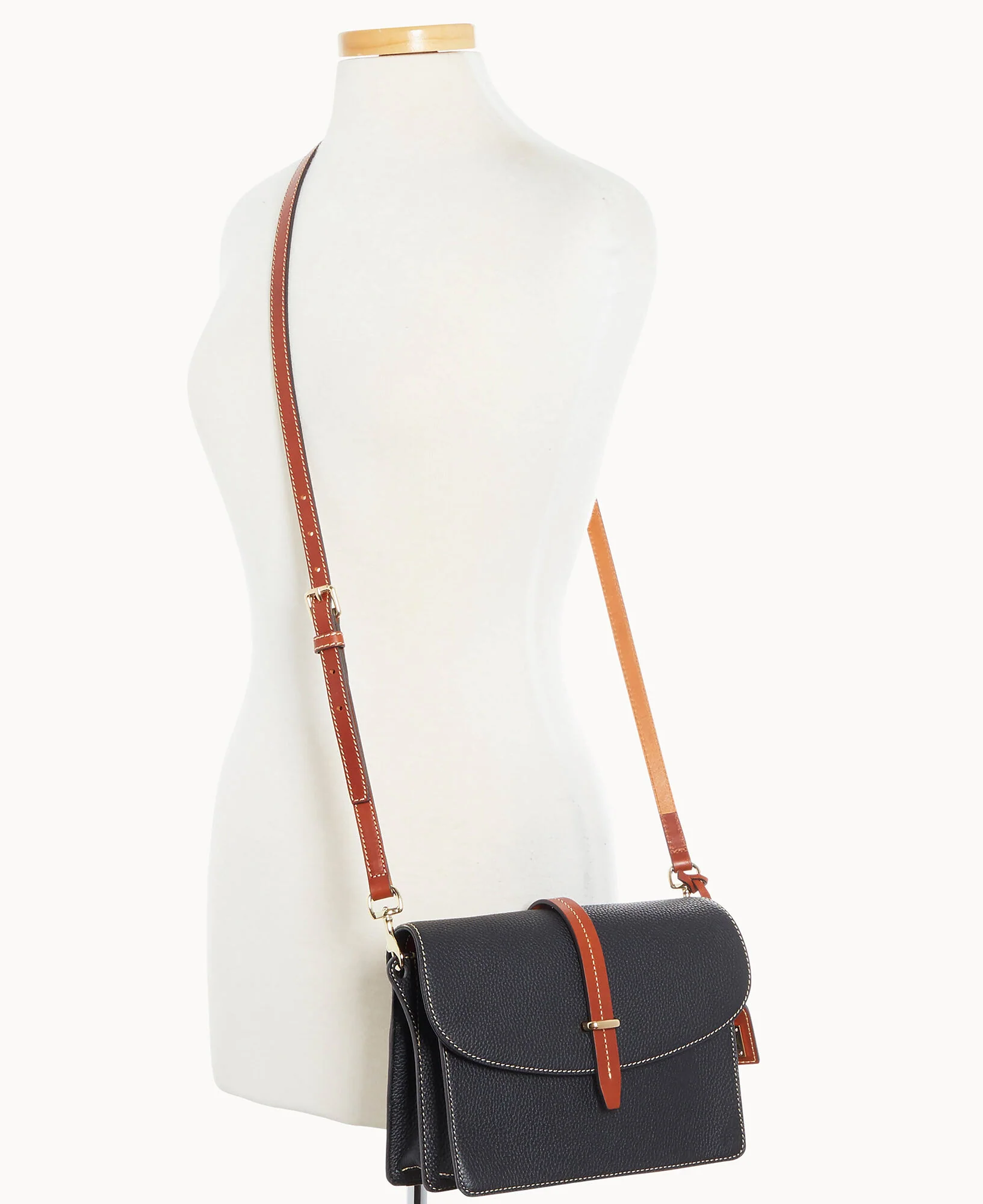 Pebble Grain Flap Crossbody - Image 20