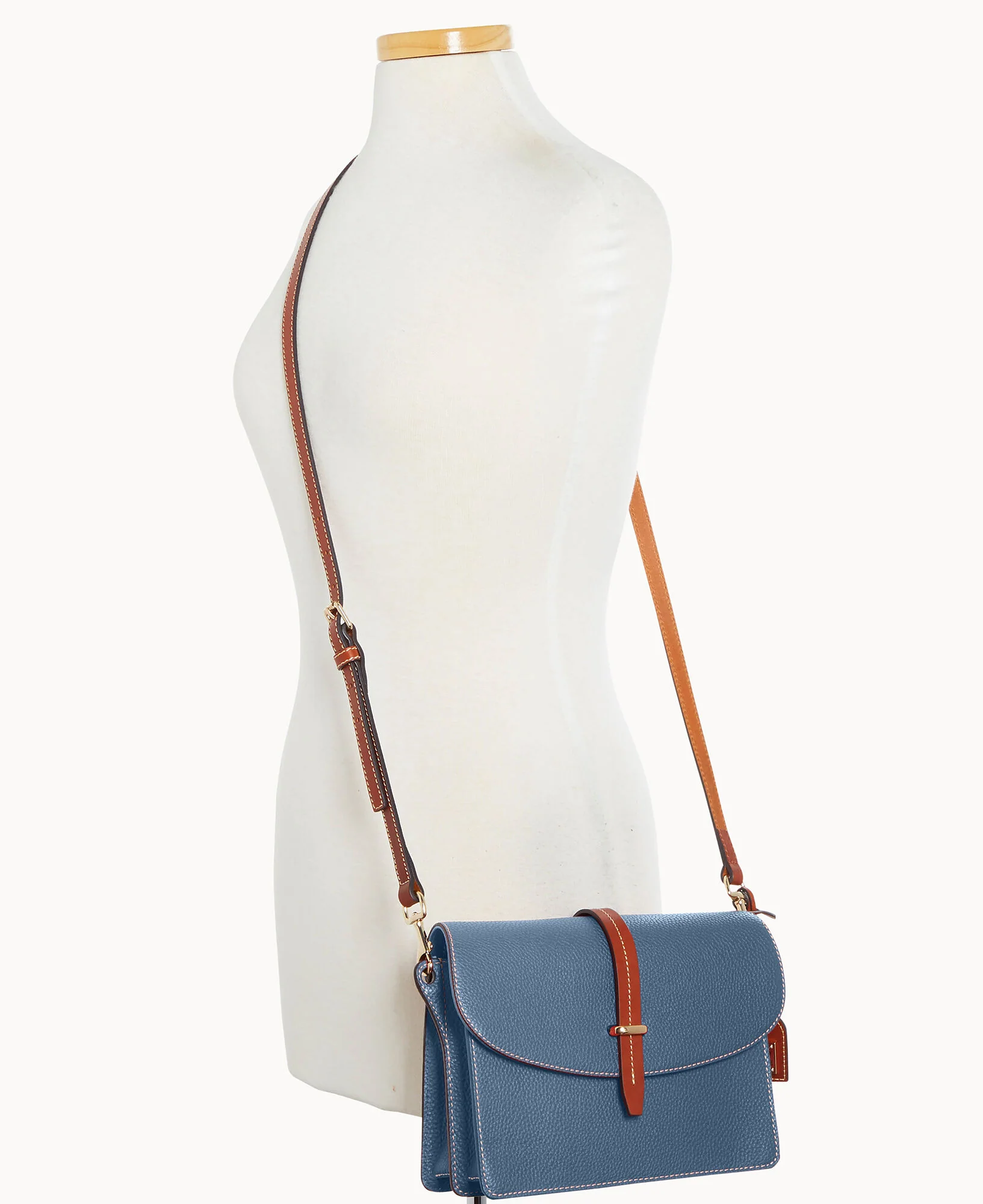Pebble Grain Flap Crossbody - Image 28