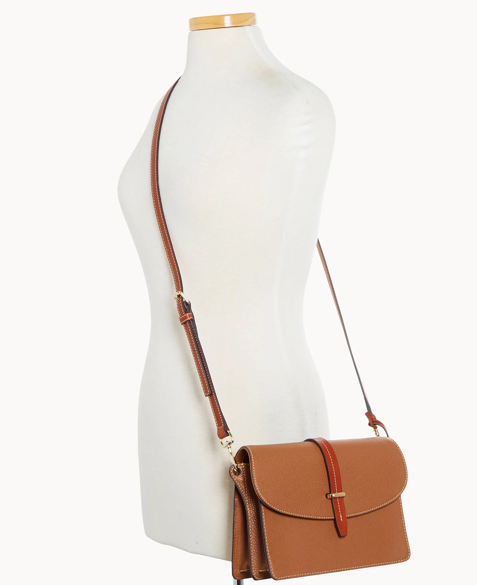 Pebble Grain Flap Crossbody - Image 32