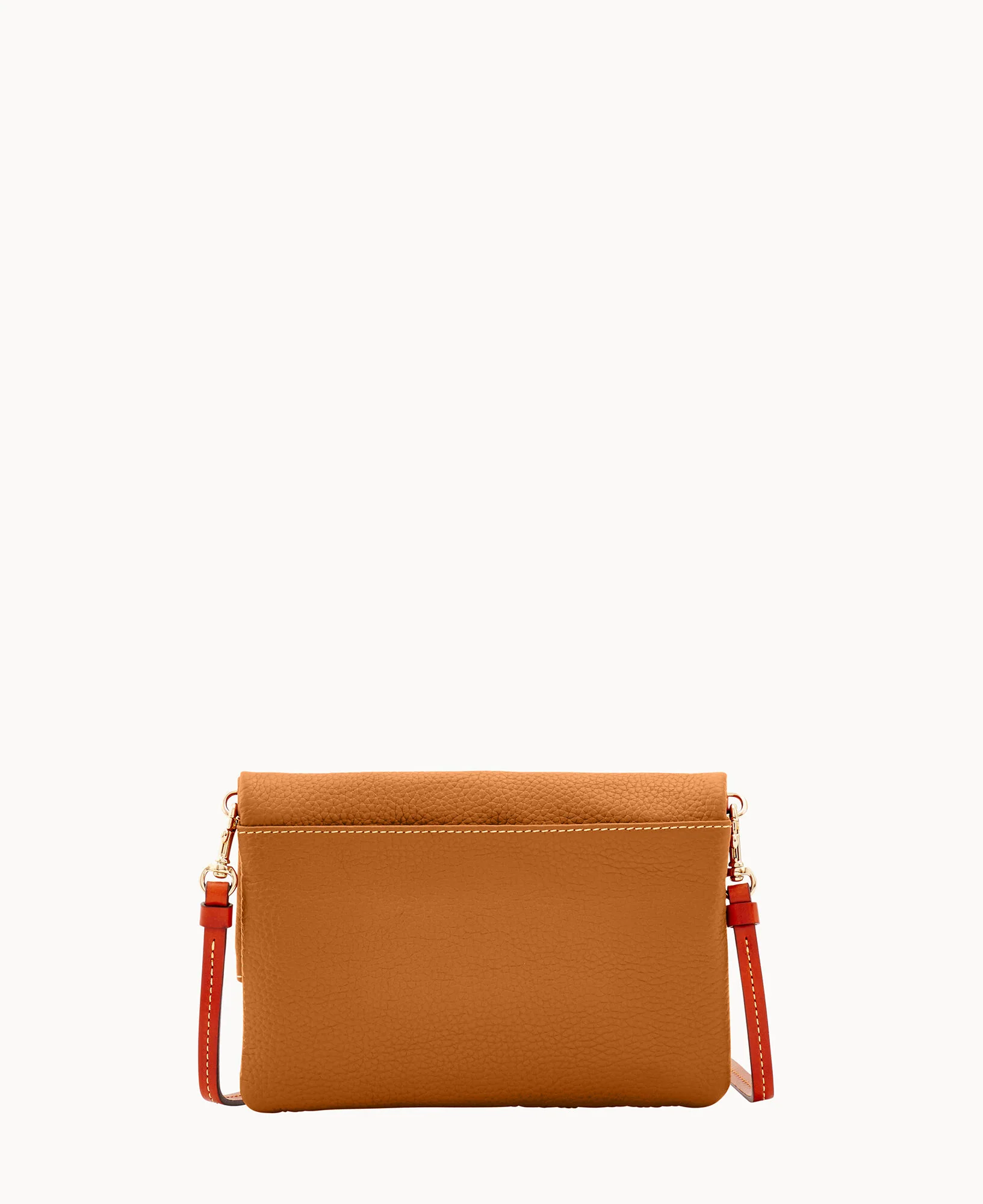 Pebble Grain Foldover Zip Crossbody - Image 4